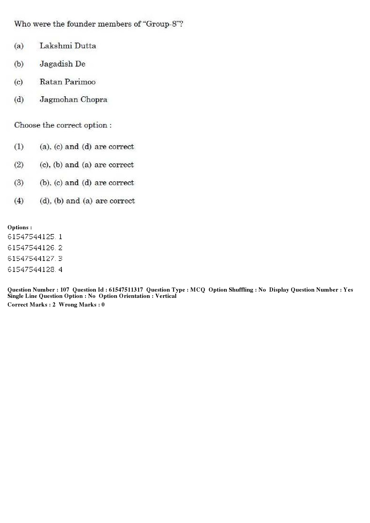 UGC NET Visual Arts Question Paper December 2019 101