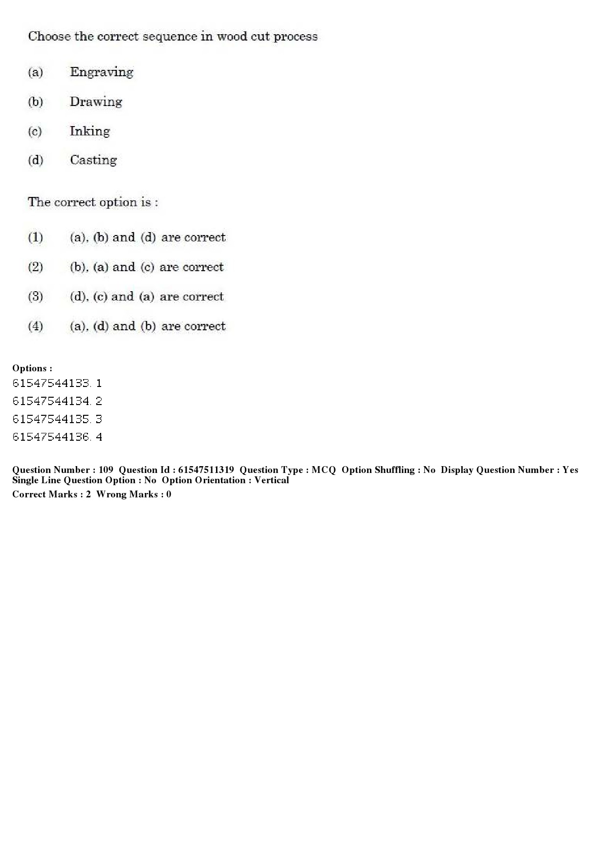 UGC NET Visual Arts Question Paper December 2019 105