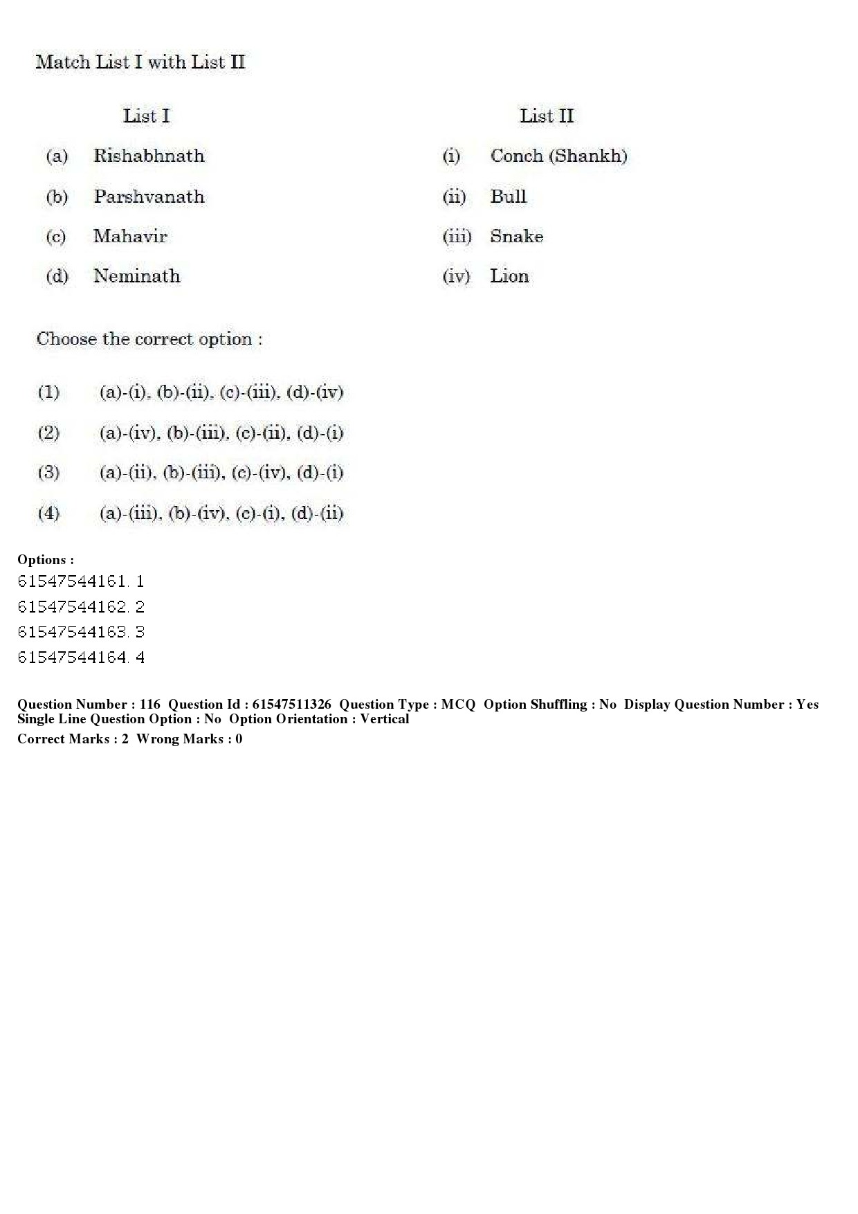 UGC NET Visual Arts Question Paper December 2019 119