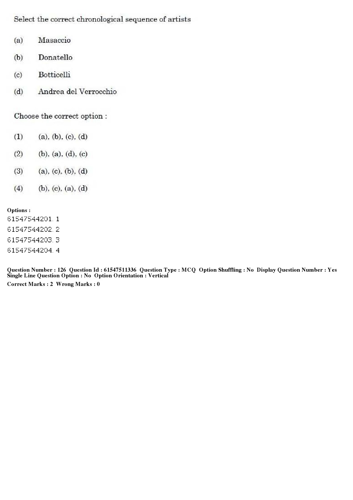 UGC NET Visual Arts Question Paper December 2019 139