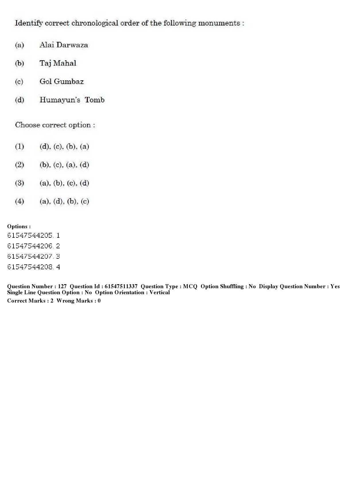 UGC NET Visual Arts Question Paper December 2019 141