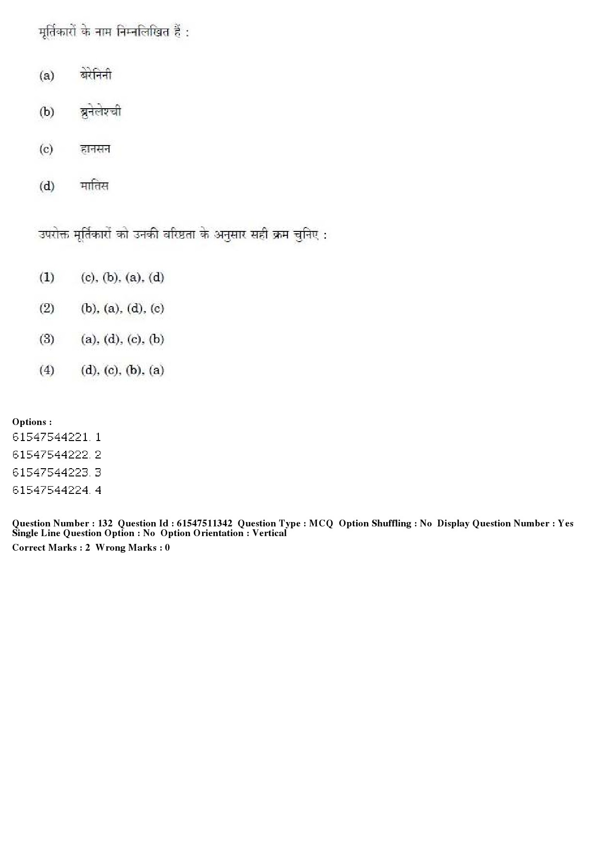 UGC NET Visual Arts Question Paper December 2019 150