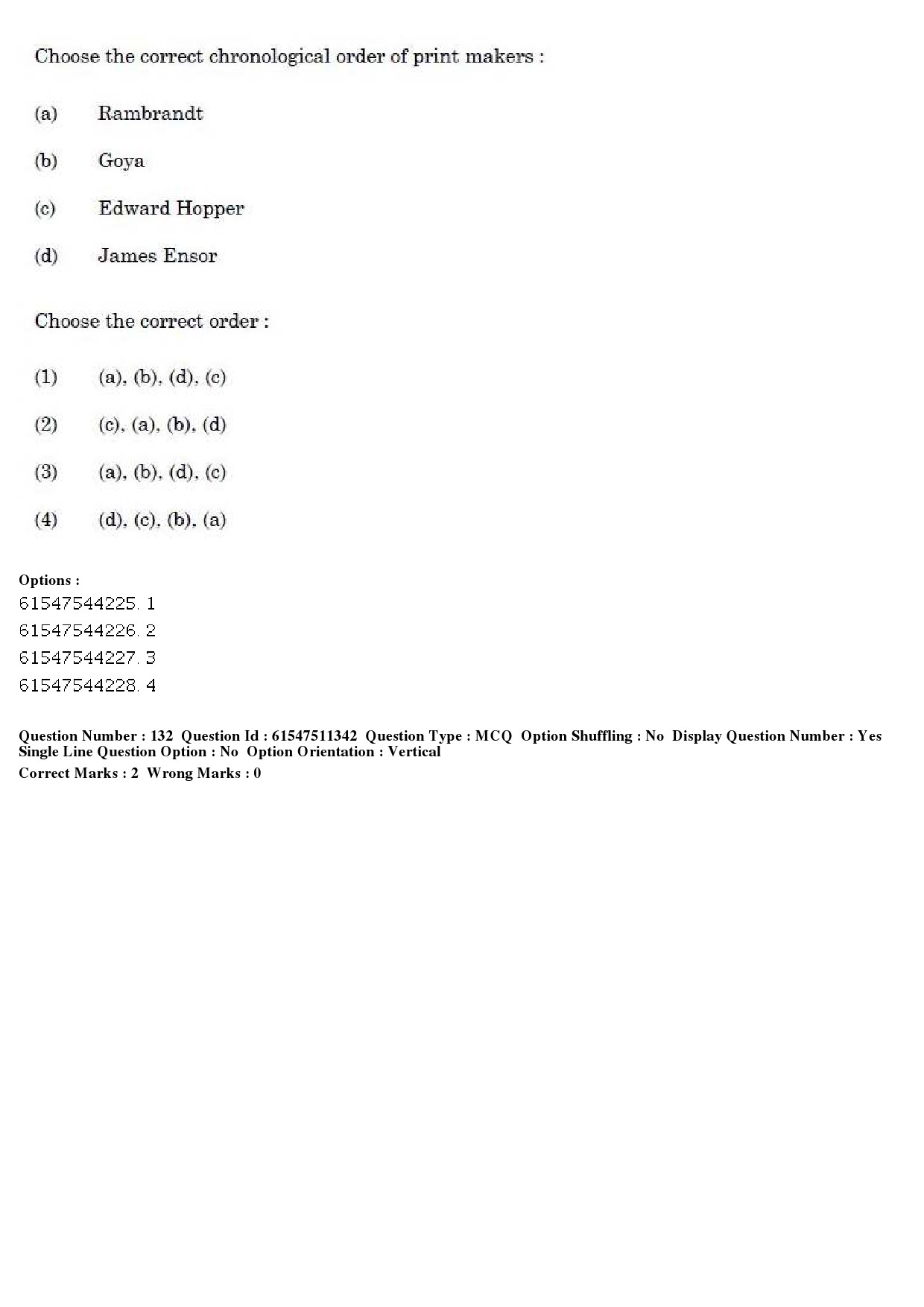 UGC NET Visual Arts Question Paper December 2019 151