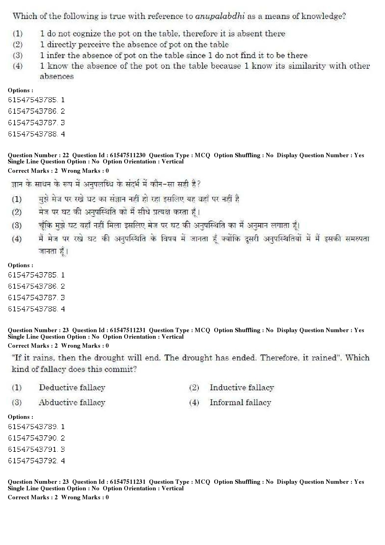 UGC NET Visual Arts Question Paper December 2019 18