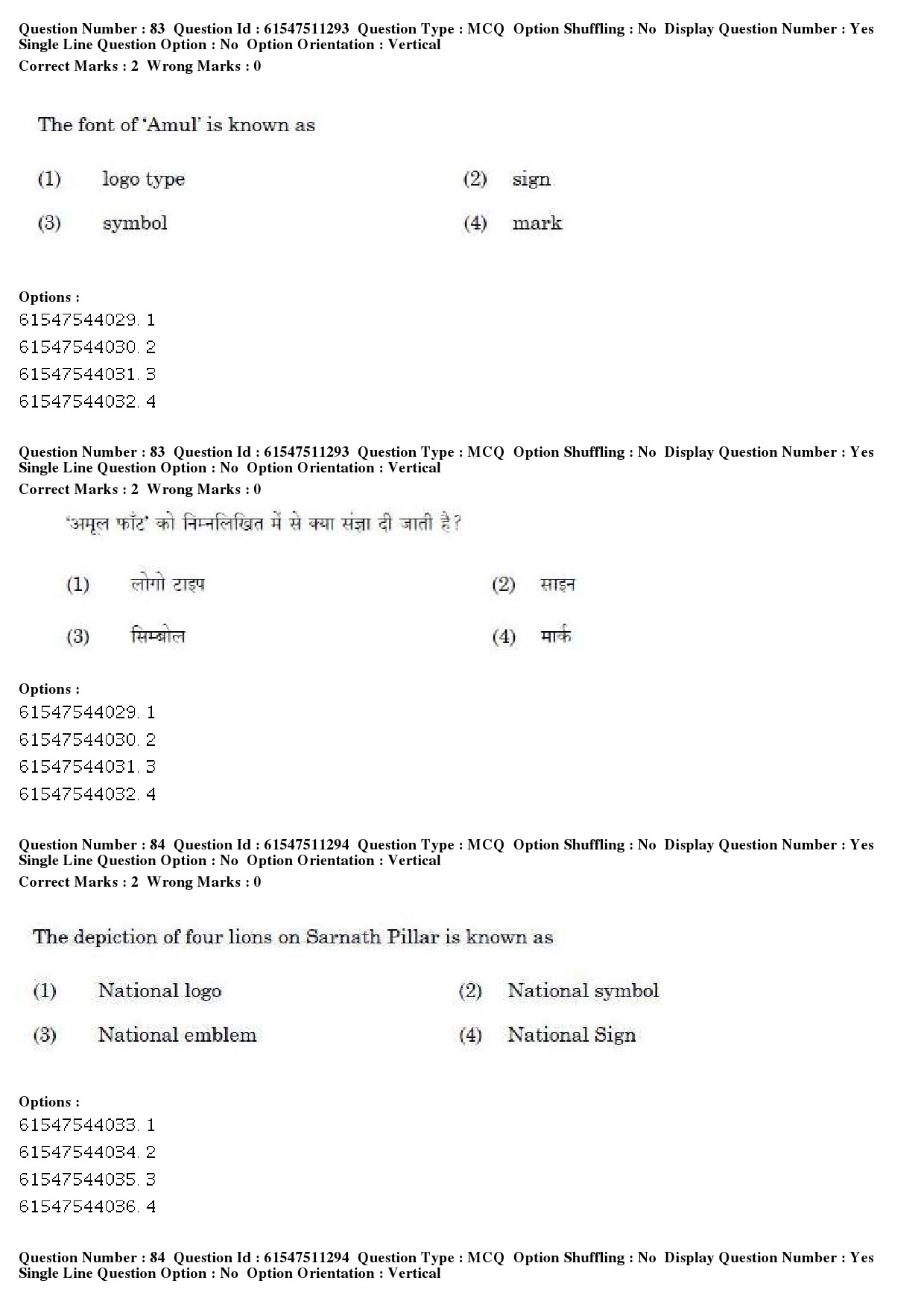 UGC NET Visual Arts Question Paper December 2019 64