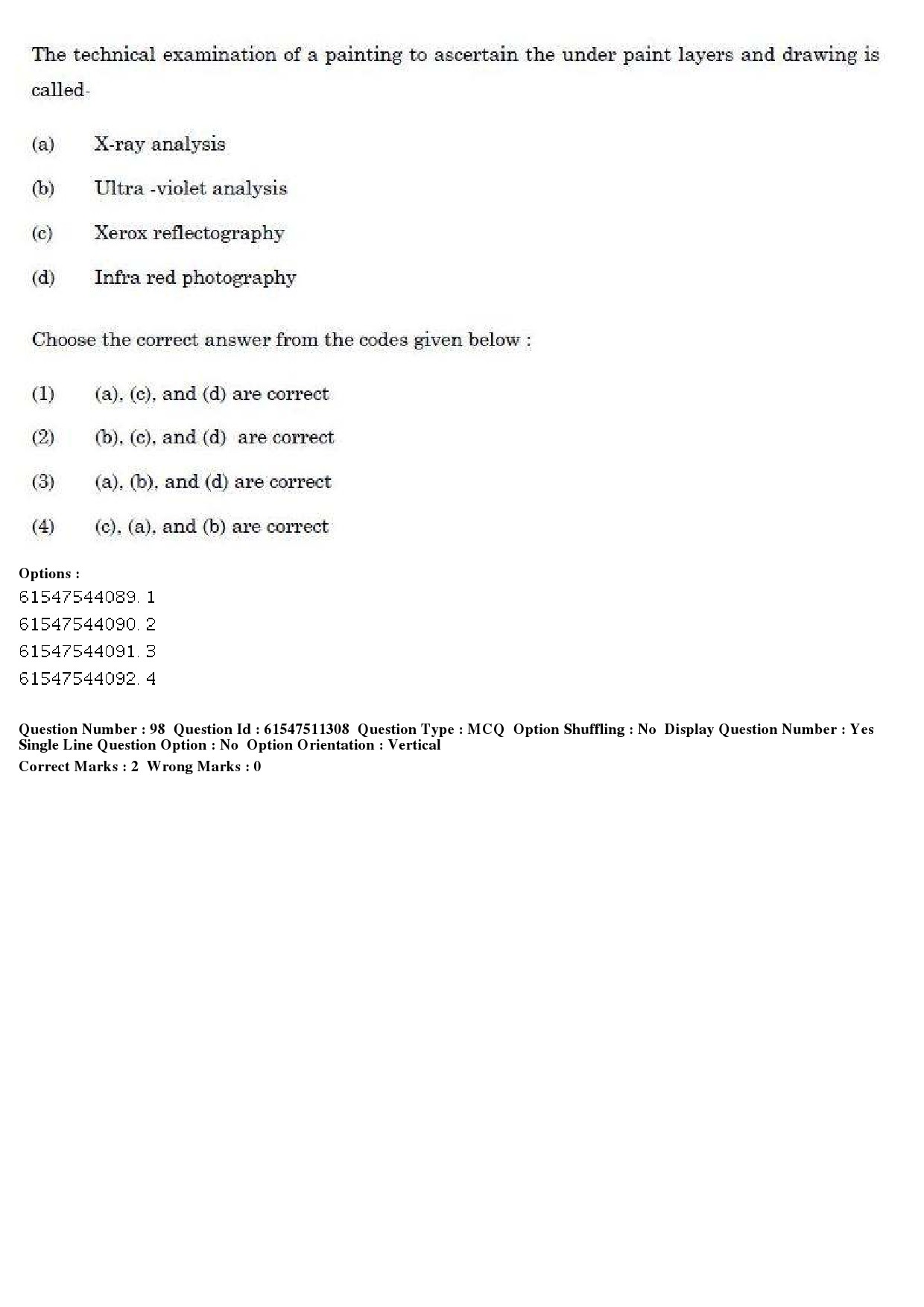 UGC NET Visual Arts Question Paper December 2019 83