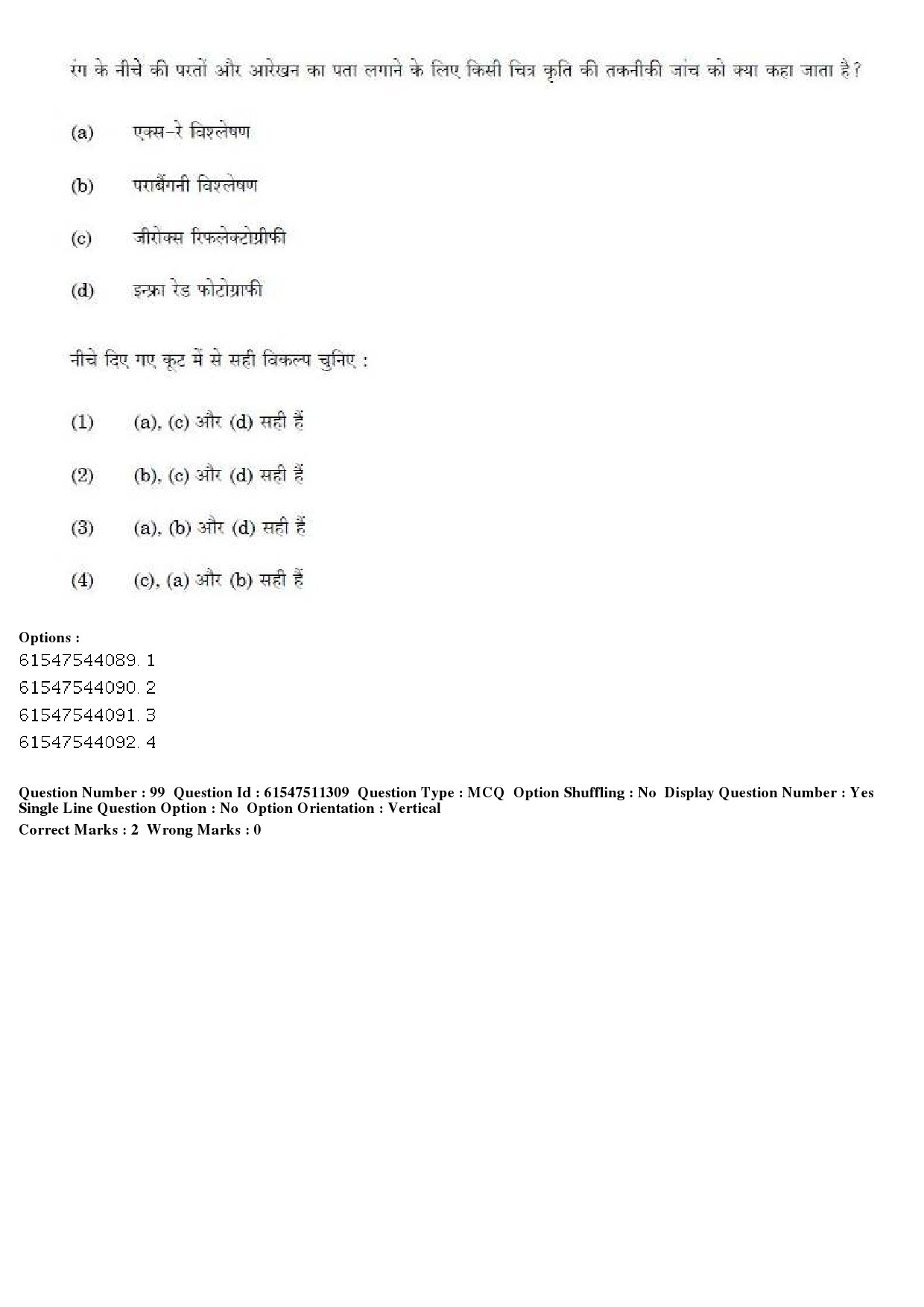 UGC NET Visual Arts Question Paper December 2019 84