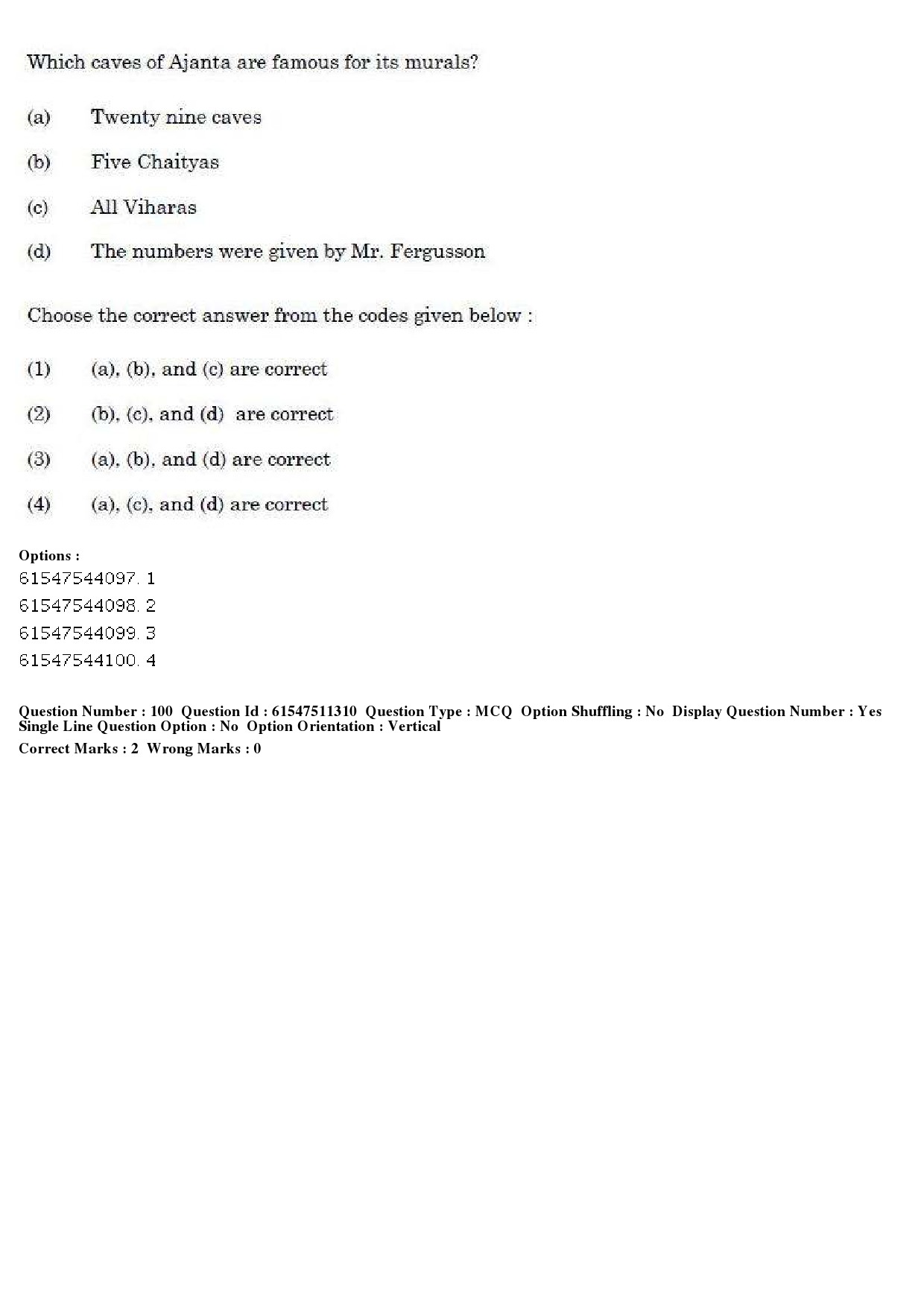 UGC NET Visual Arts Question Paper December 2019 87