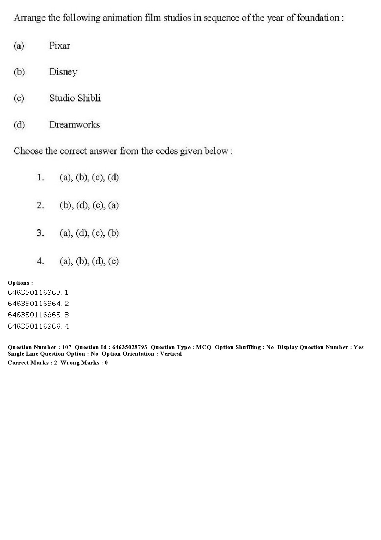 UGC NET Visual Arts Question Paper June 2019 105