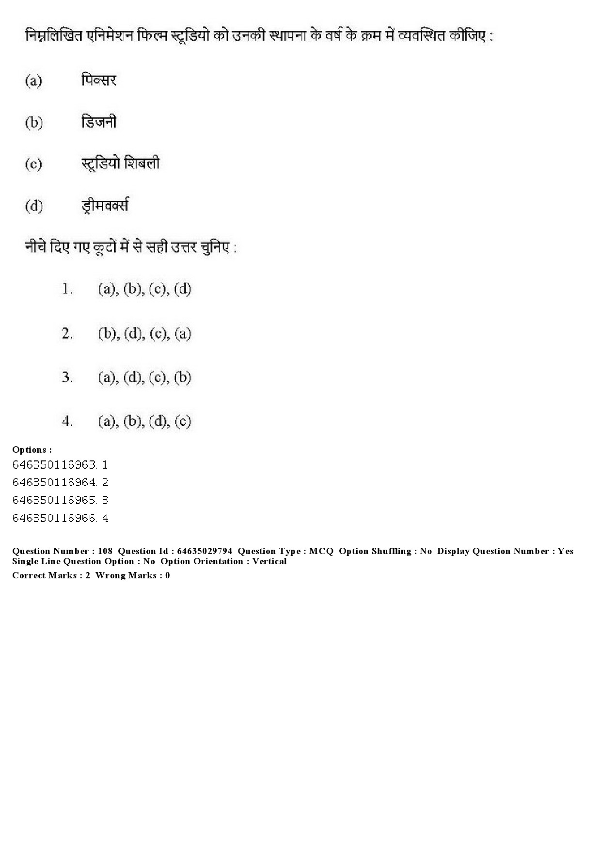 UGC NET Visual Arts Question Paper June 2019 106