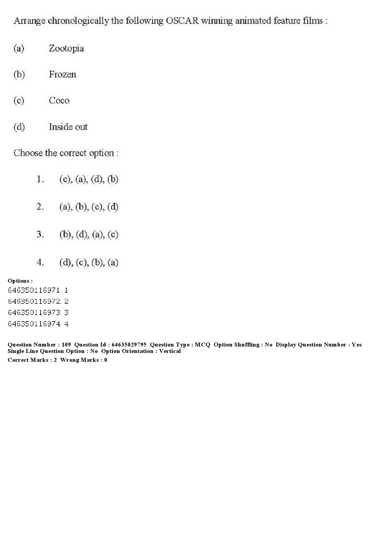 UGC NET Visual Arts Question Paper June 2019 109