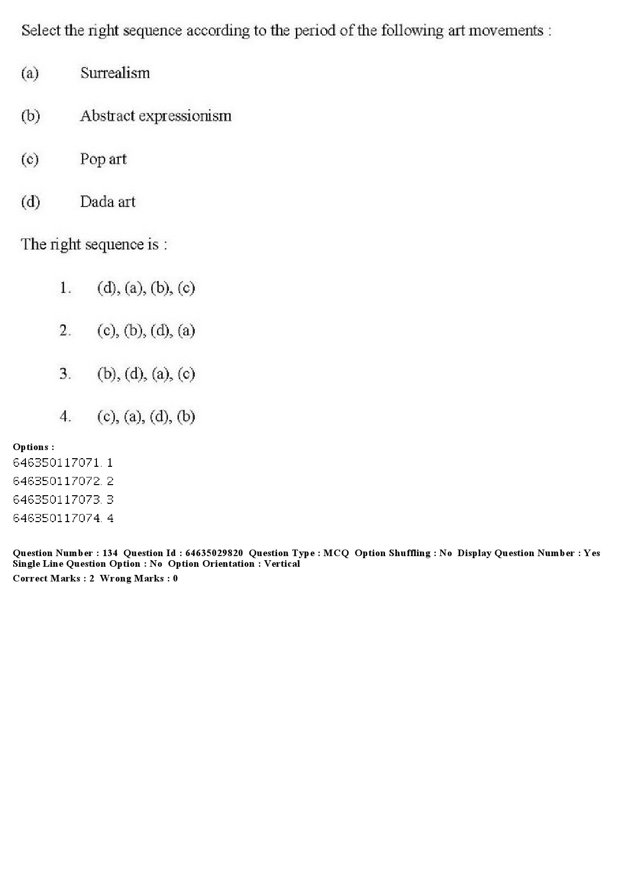 UGC NET Visual Arts Question Paper June 2019 155