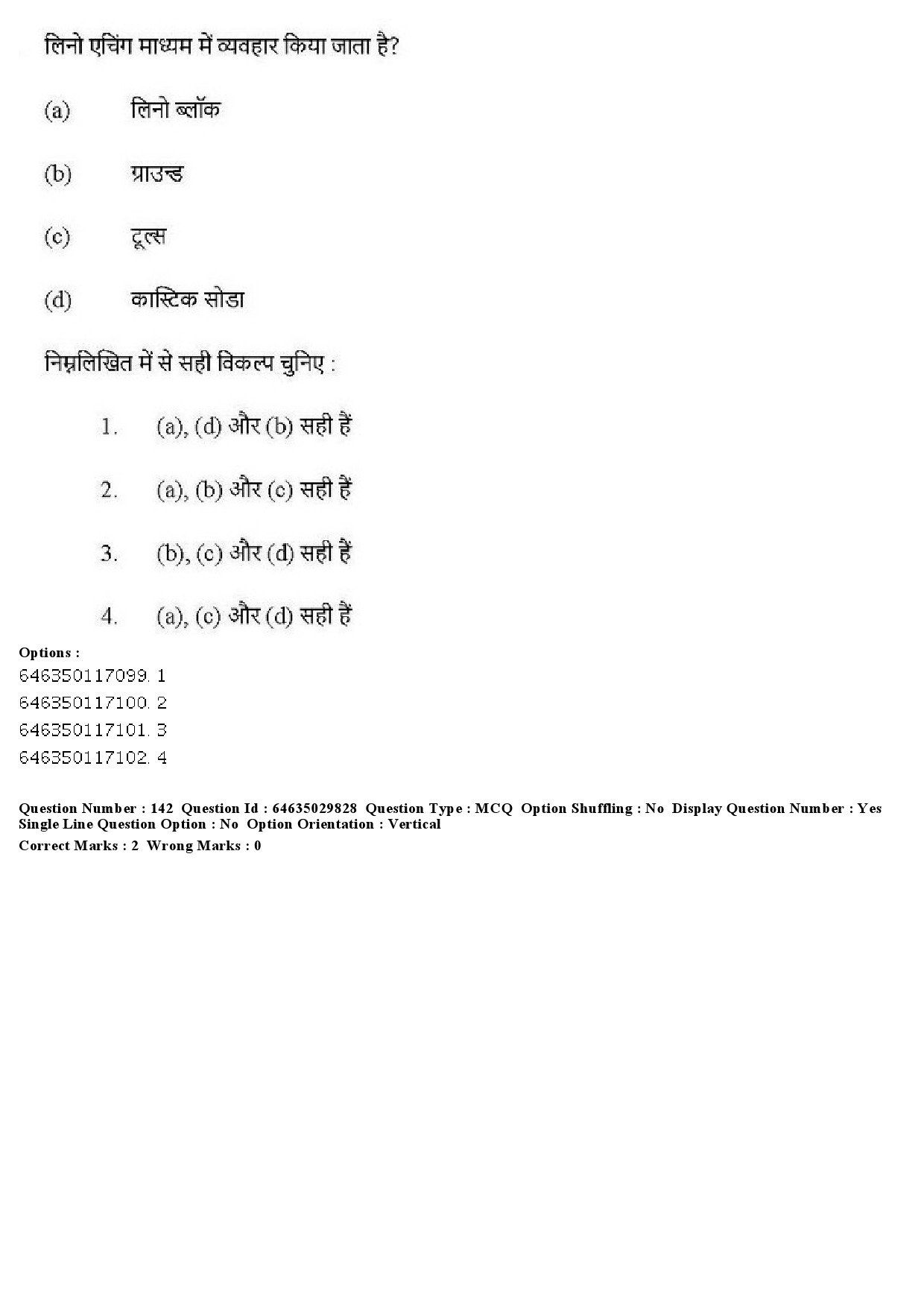 UGC NET Visual Arts Question Paper June 2019 170