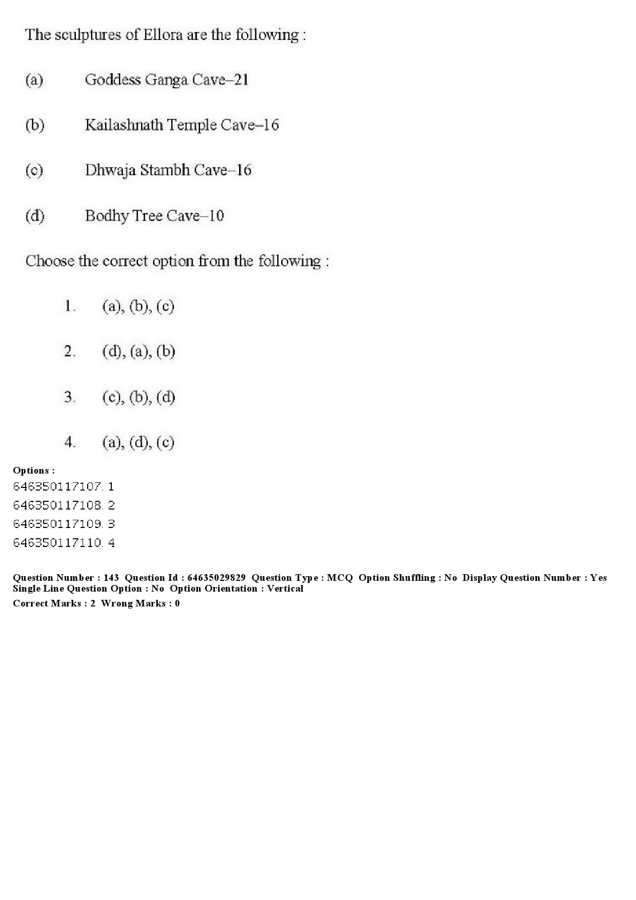 UGC NET Visual Arts Question Paper June 2019 173