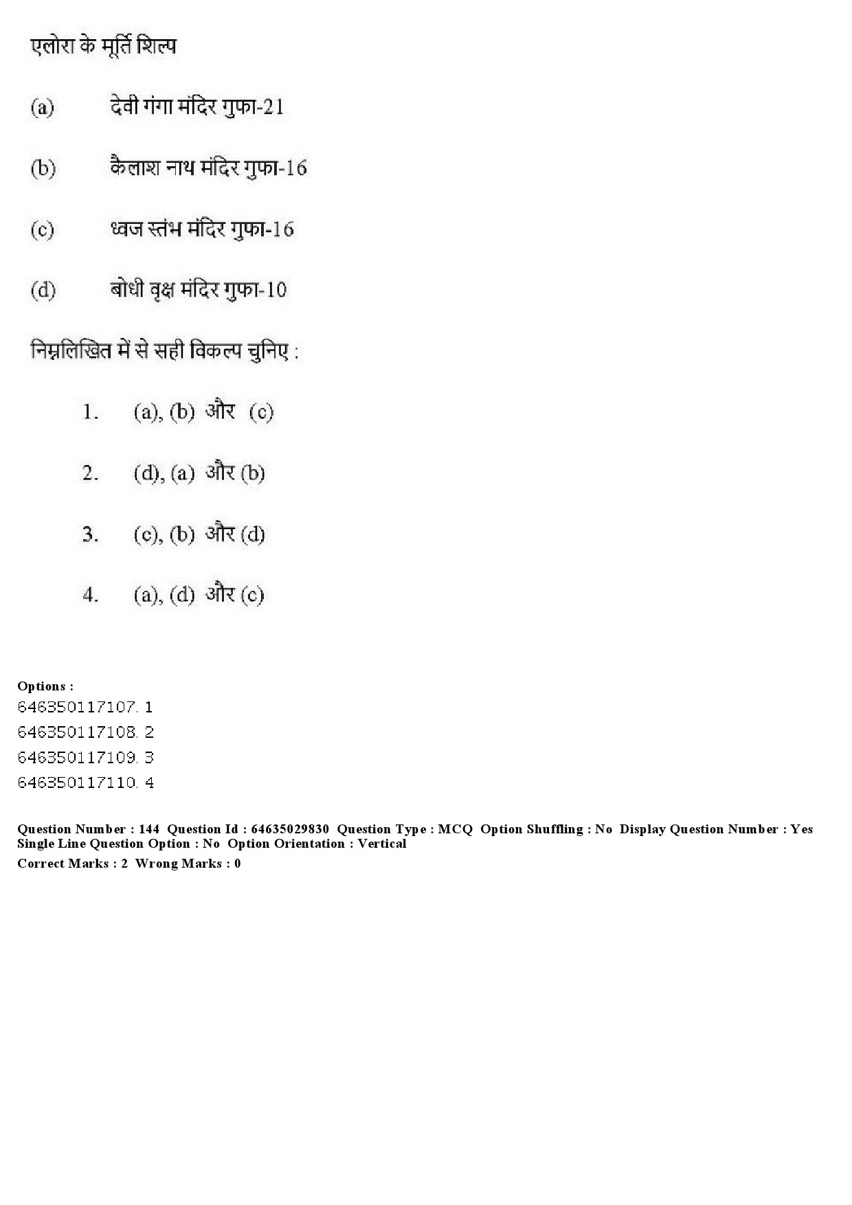 UGC NET Visual Arts Question Paper June 2019 174