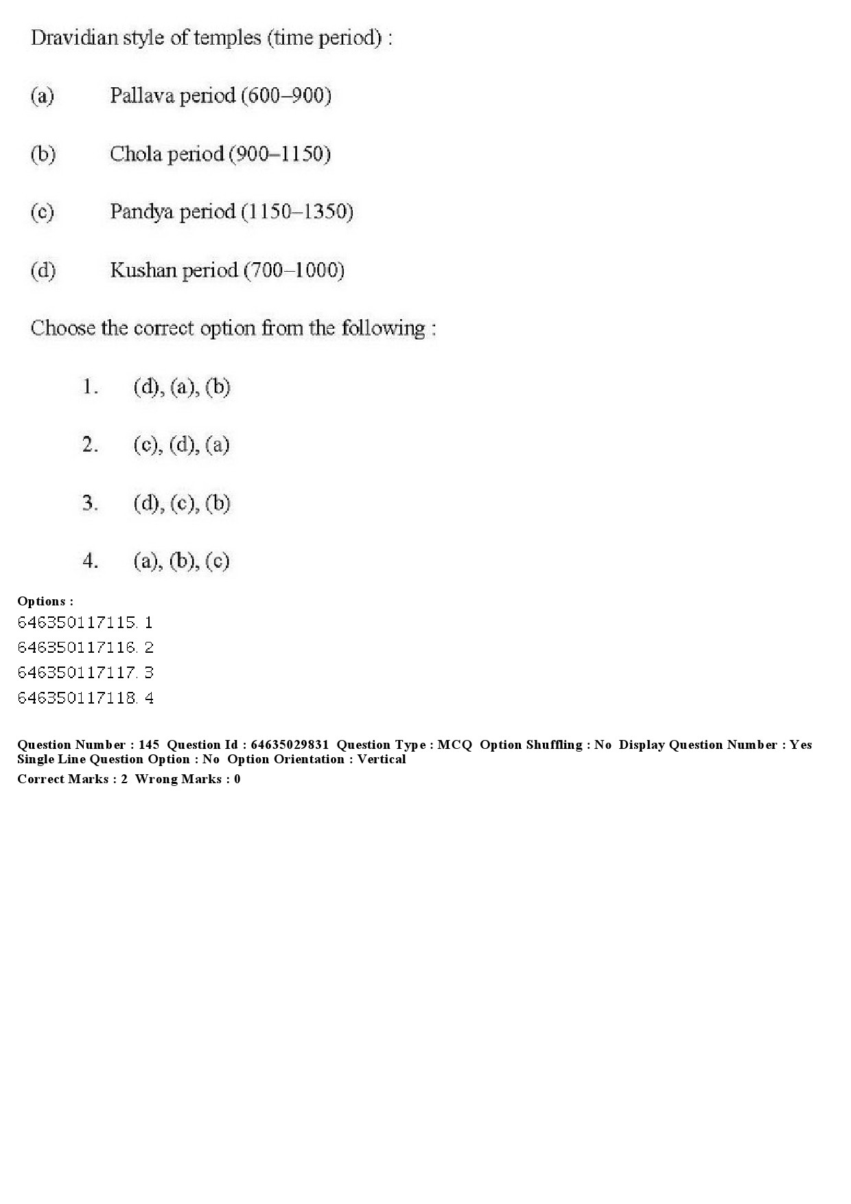 UGC NET Visual Arts Question Paper June 2019 177