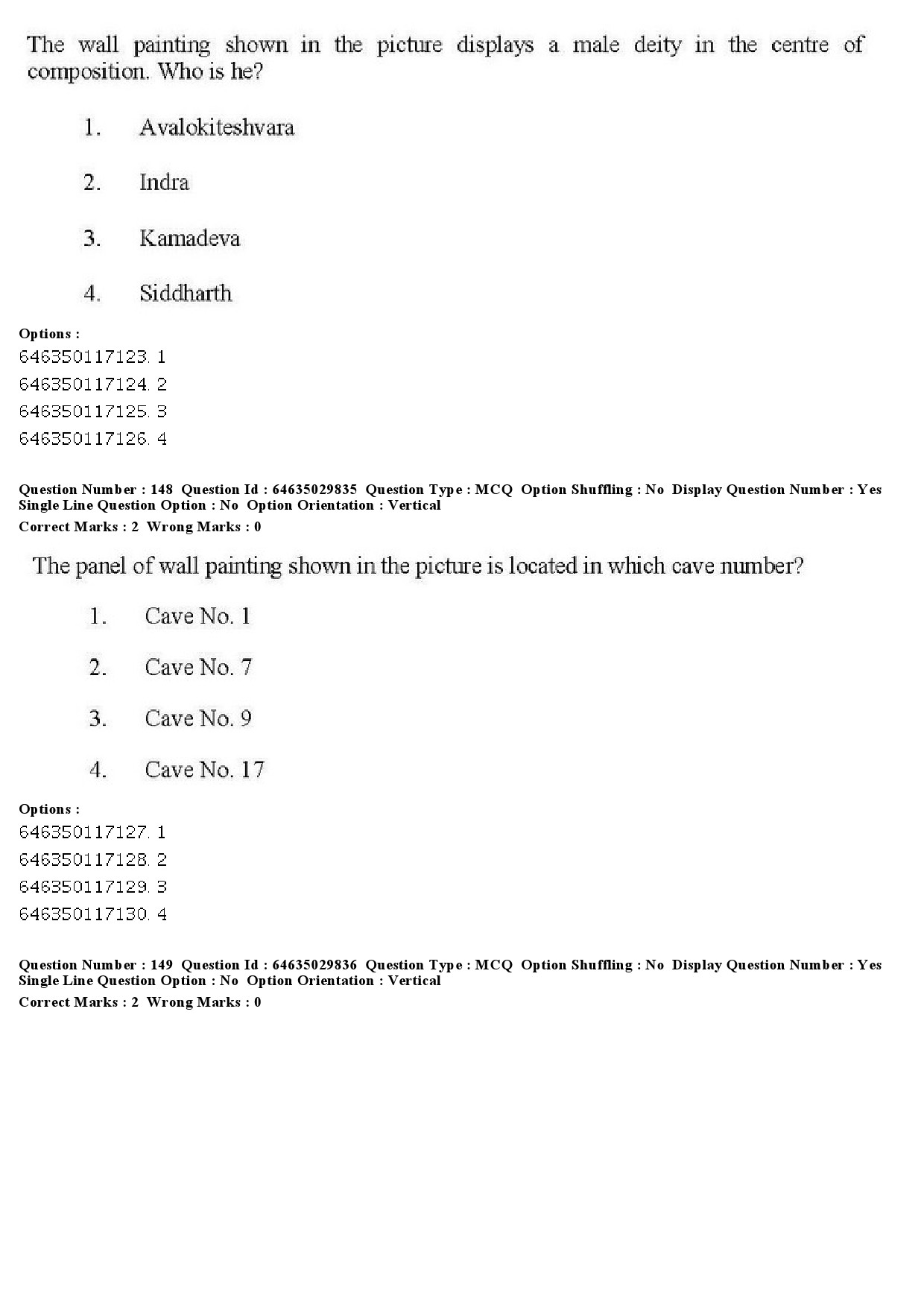 UGC NET Visual Arts Question Paper June 2019 180