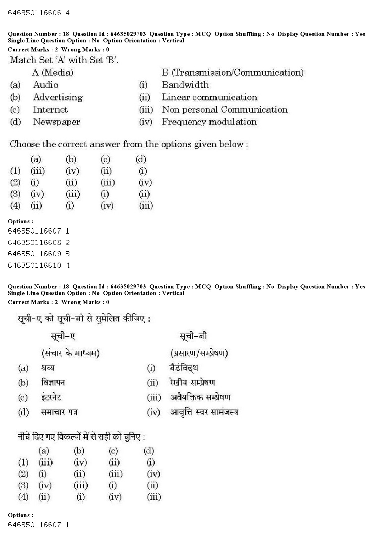 UGC NET Visual Arts Question Paper June 2019 19