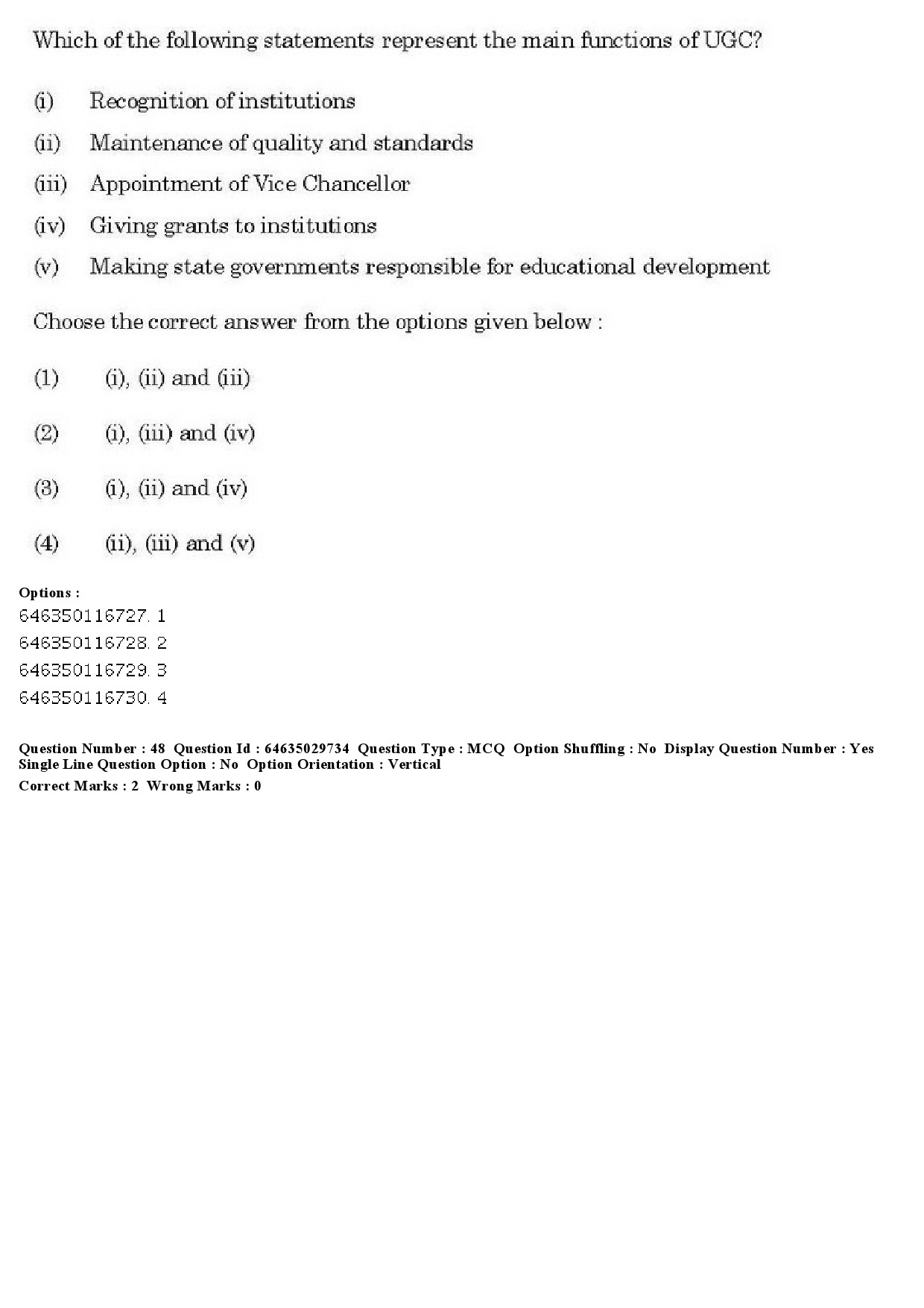 UGC NET Visual Arts Question Paper June 2019 41