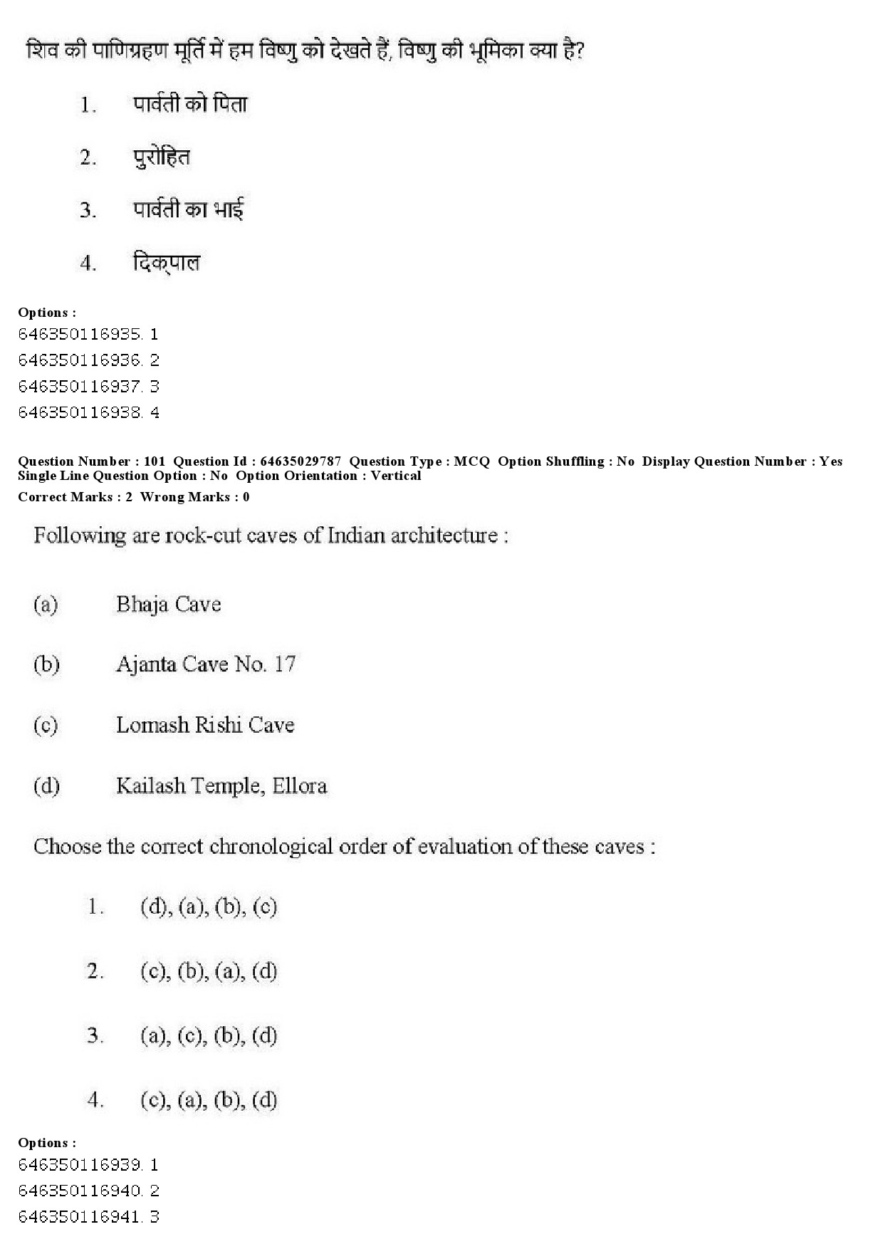 UGC NET Visual Arts Question Paper June 2019 93