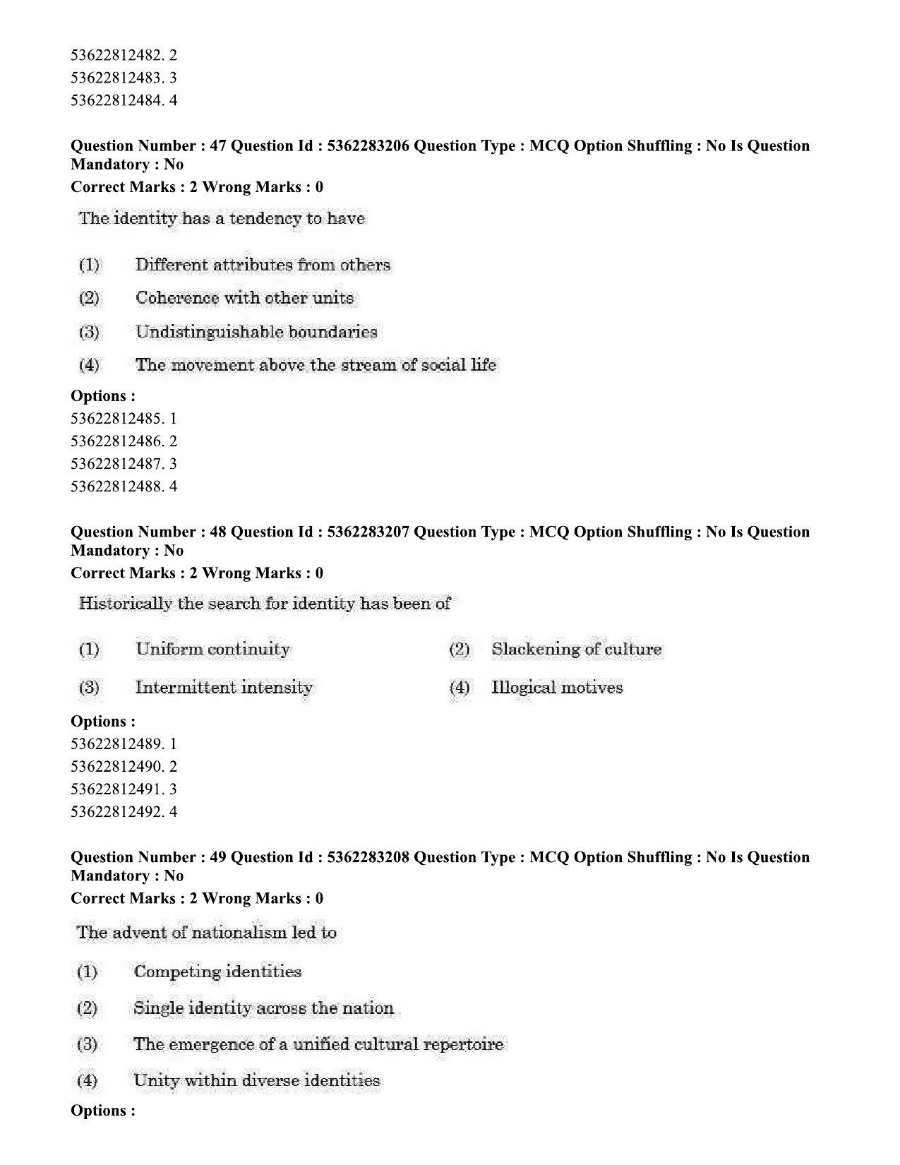 UGC NET Visual Arts Question Paper September 2020 45