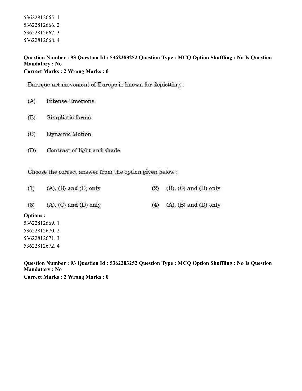 UGC NET Visual Arts Question Paper September 2020 78