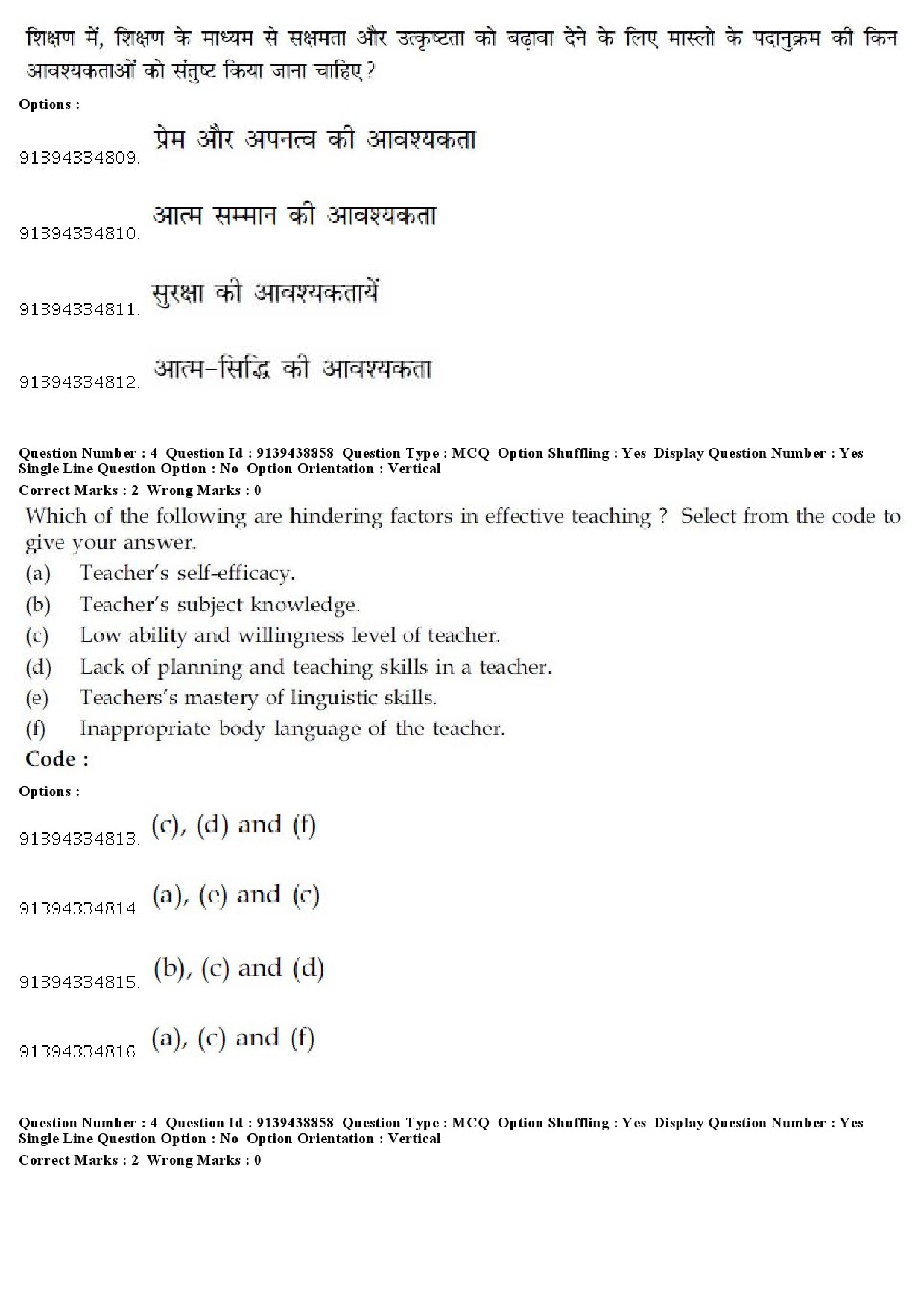 UGC NET Women Studies Question Paper December 2018 5