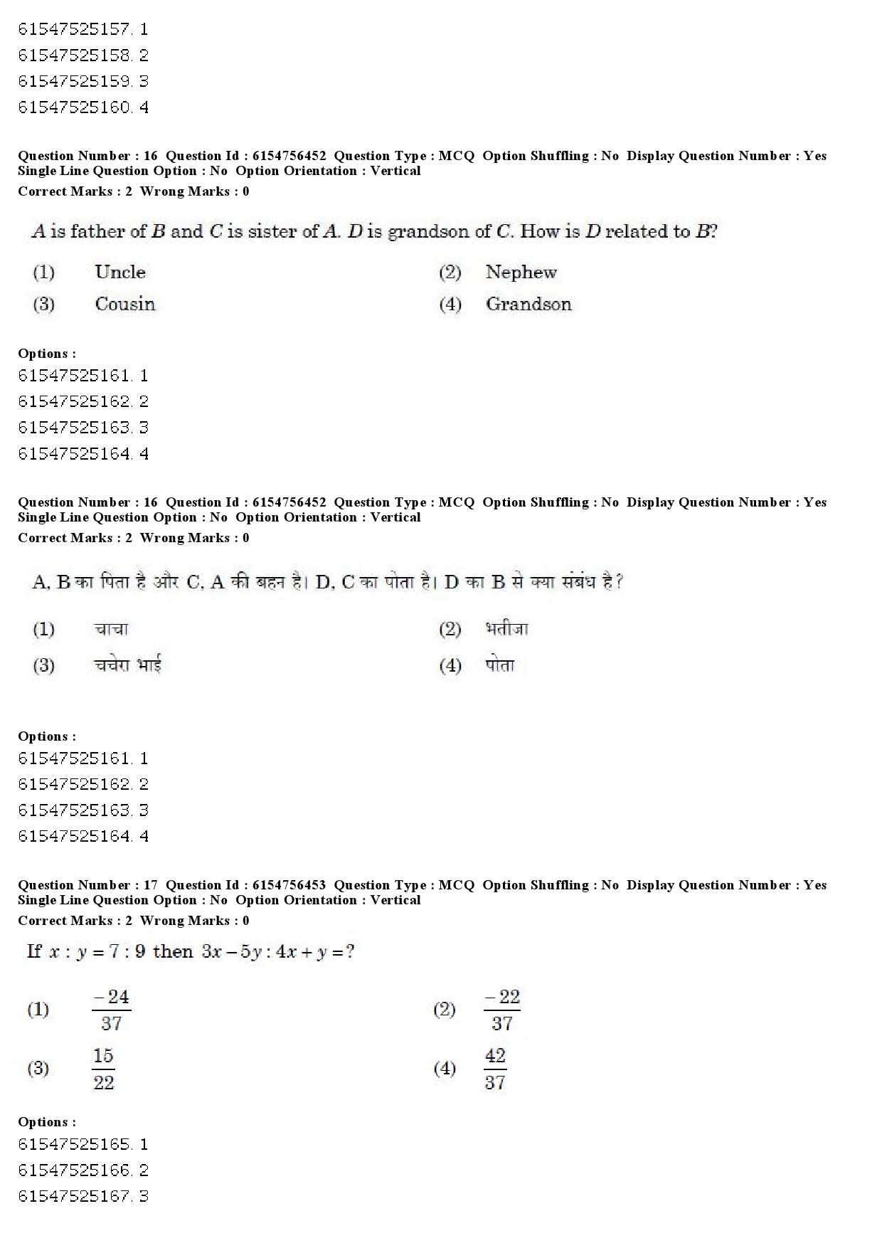 UGC NET Women Studies Question Paper December 2019 15