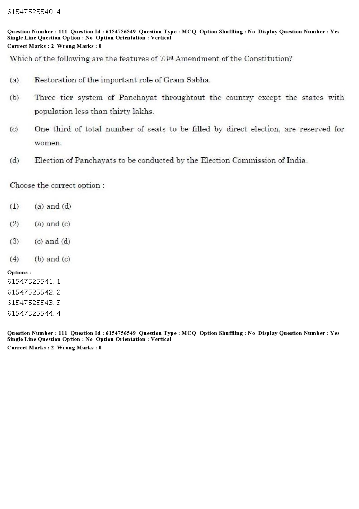 UGC NET Women Studies Question Paper December 2019 88