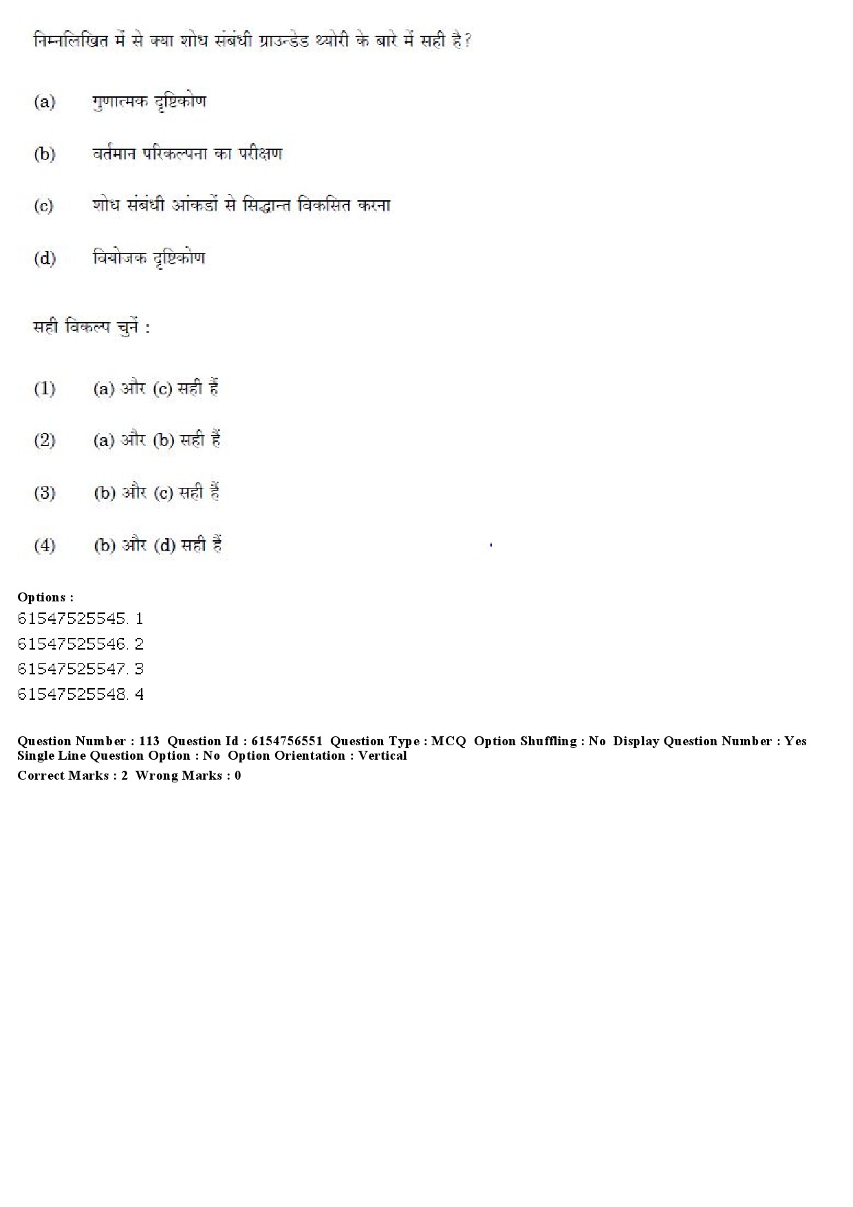 UGC NET Women Studies Question Paper December 2019 91