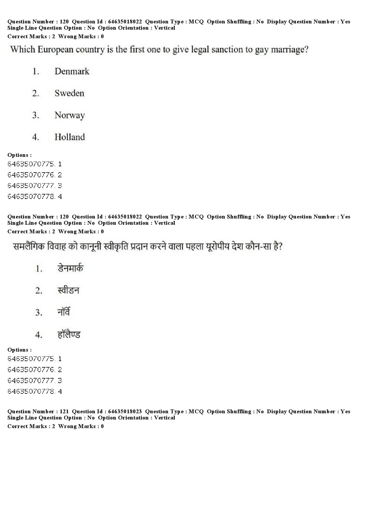 UGC NET Women Studies Question Paper June 2019 113