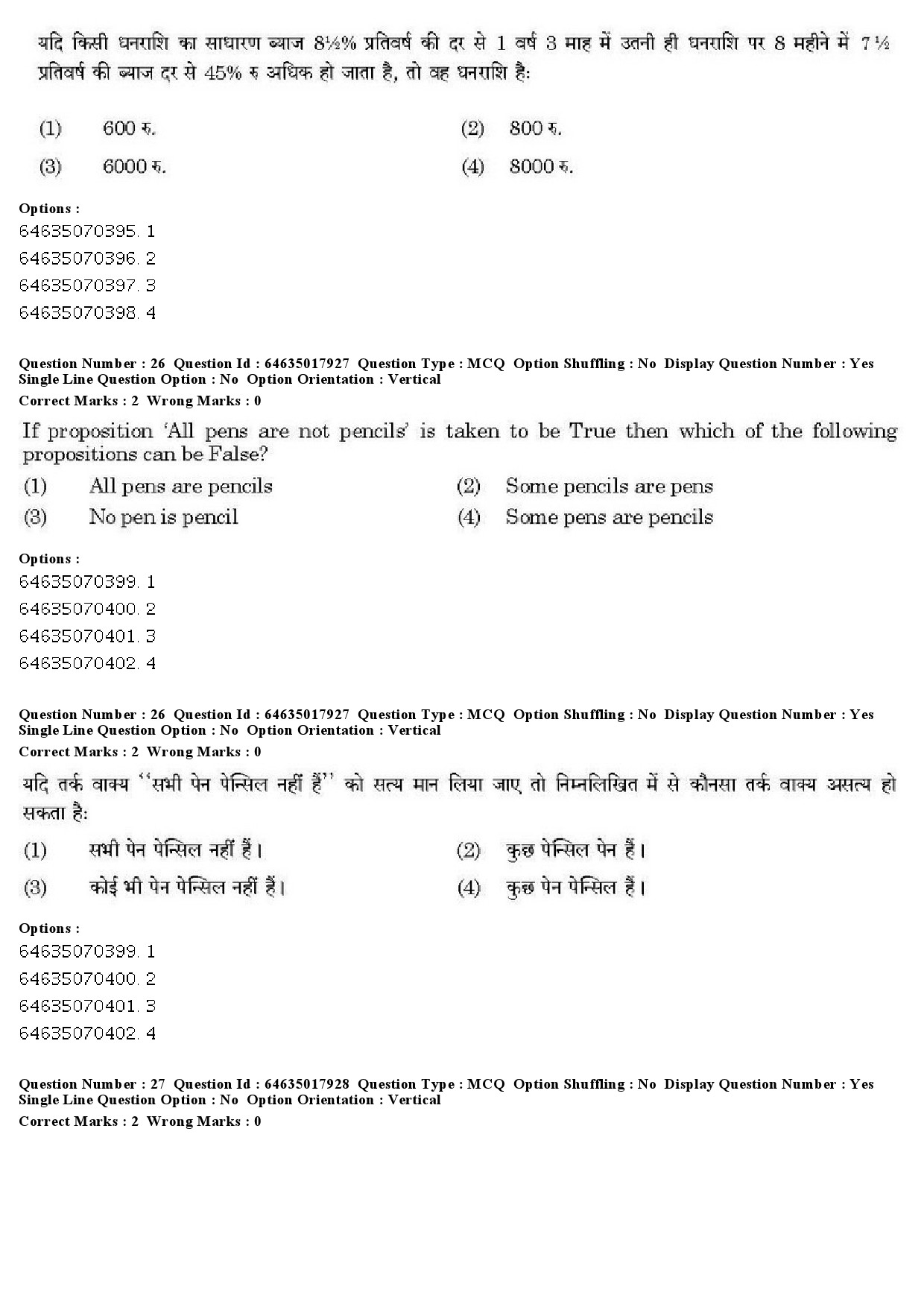 UGC NET Women Studies Question Paper June 2019 25