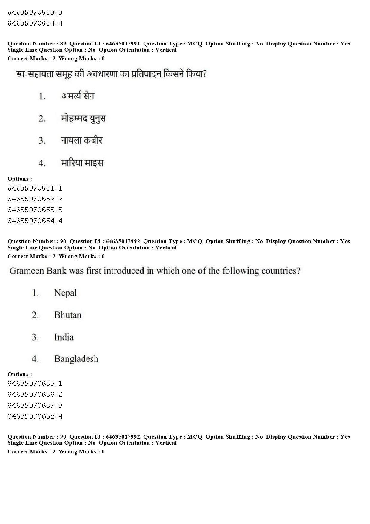 UGC NET Women Studies Question Paper June 2019 85