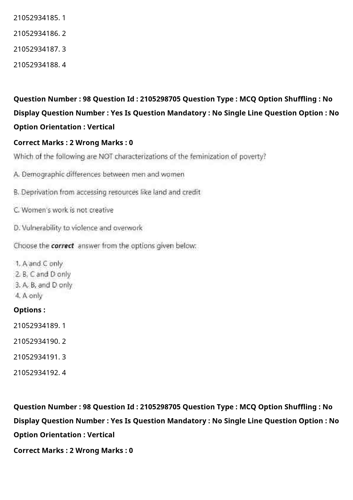 UGC NET Women Studies Question Paper September 2020 116