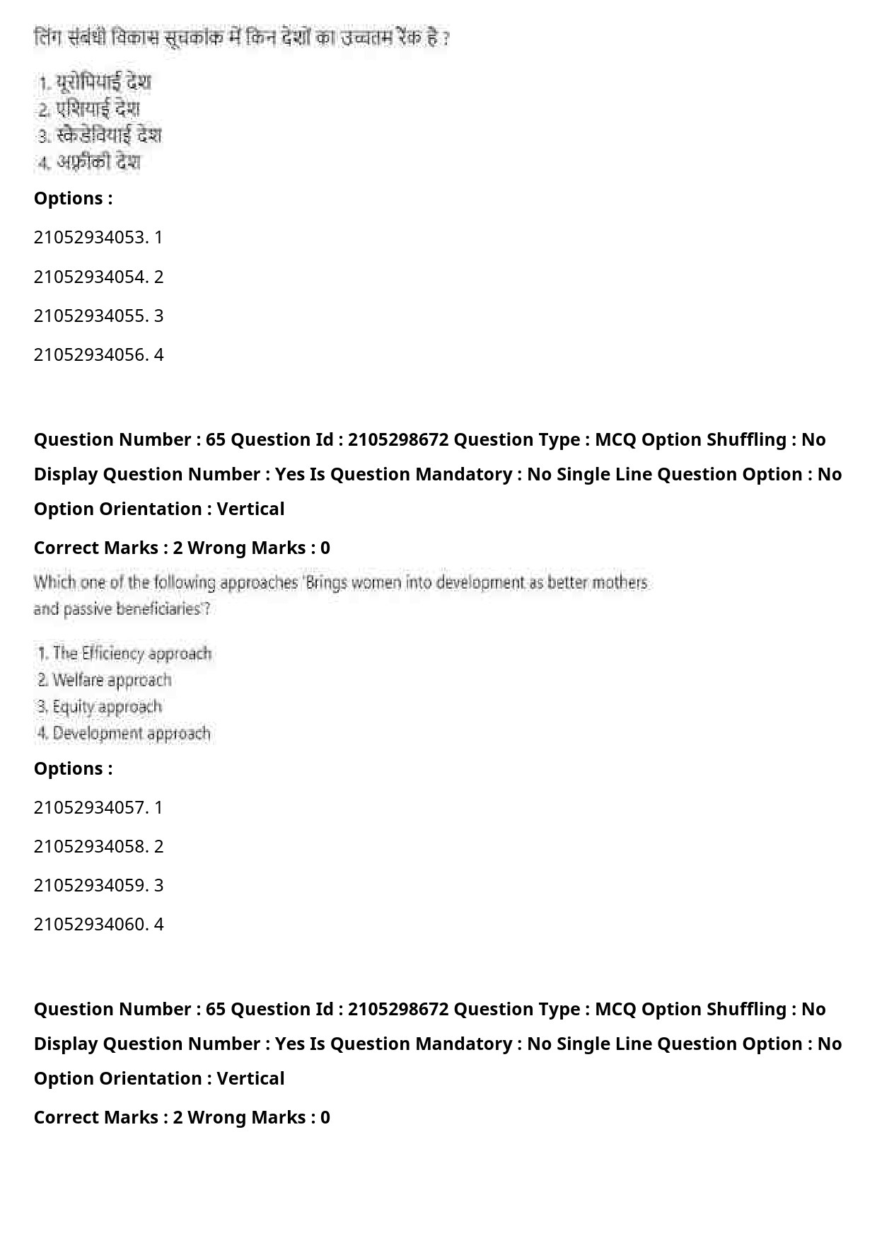 UGC NET Women Studies Question Paper September 2020 82