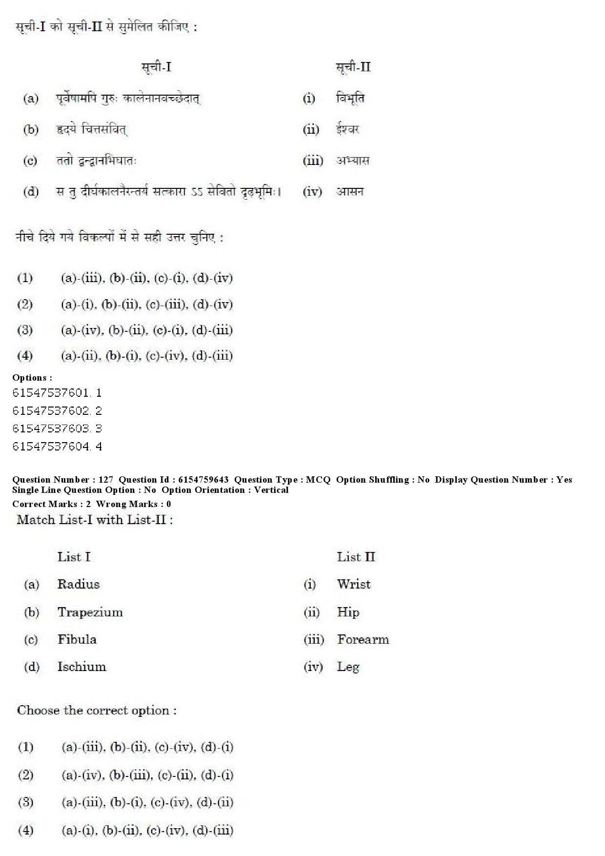 UGC NET Yoga Question Paper December 2019 101