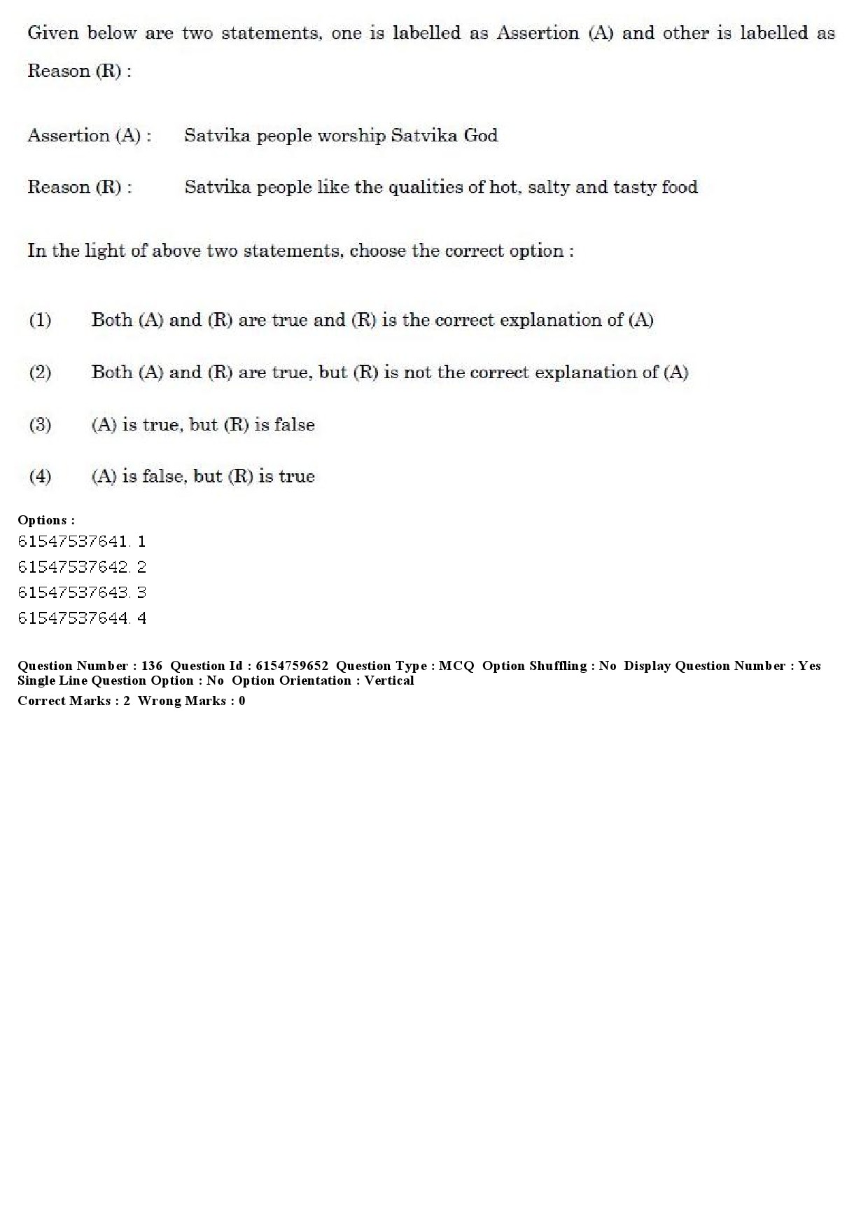 UGC NET Yoga Question Paper December 2019 118