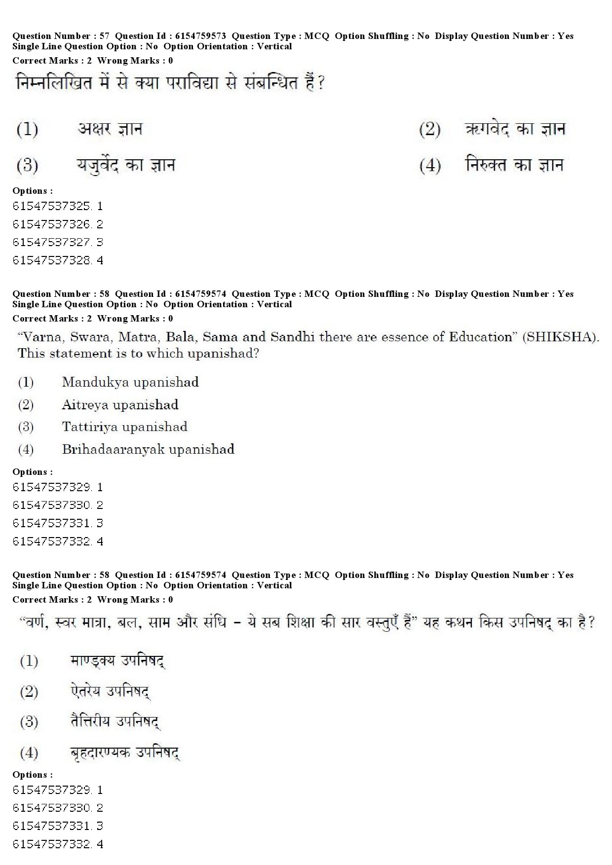 UGC NET Yoga Question Paper December 2019 47