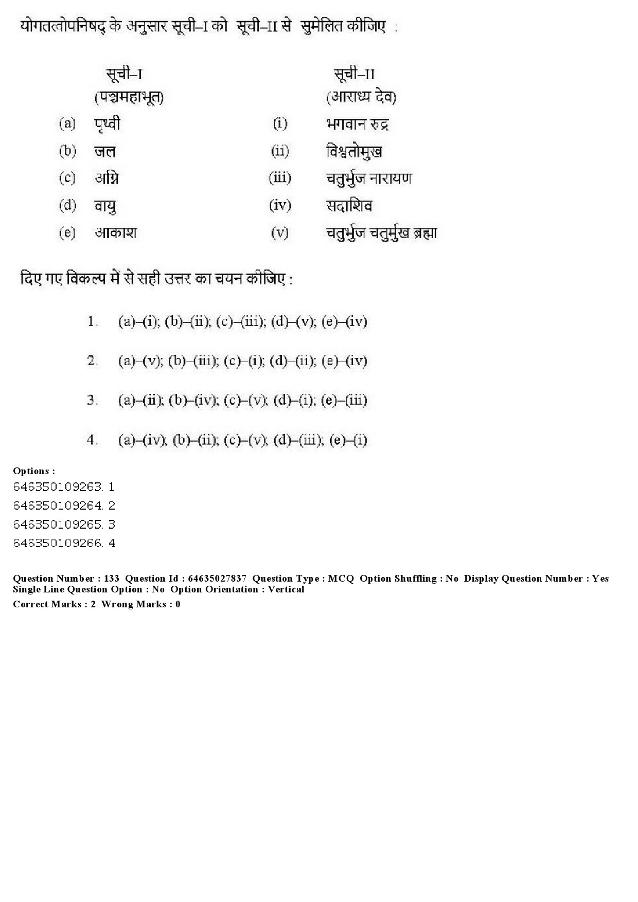 UGC NET Yoga Question Paper June 2019 132