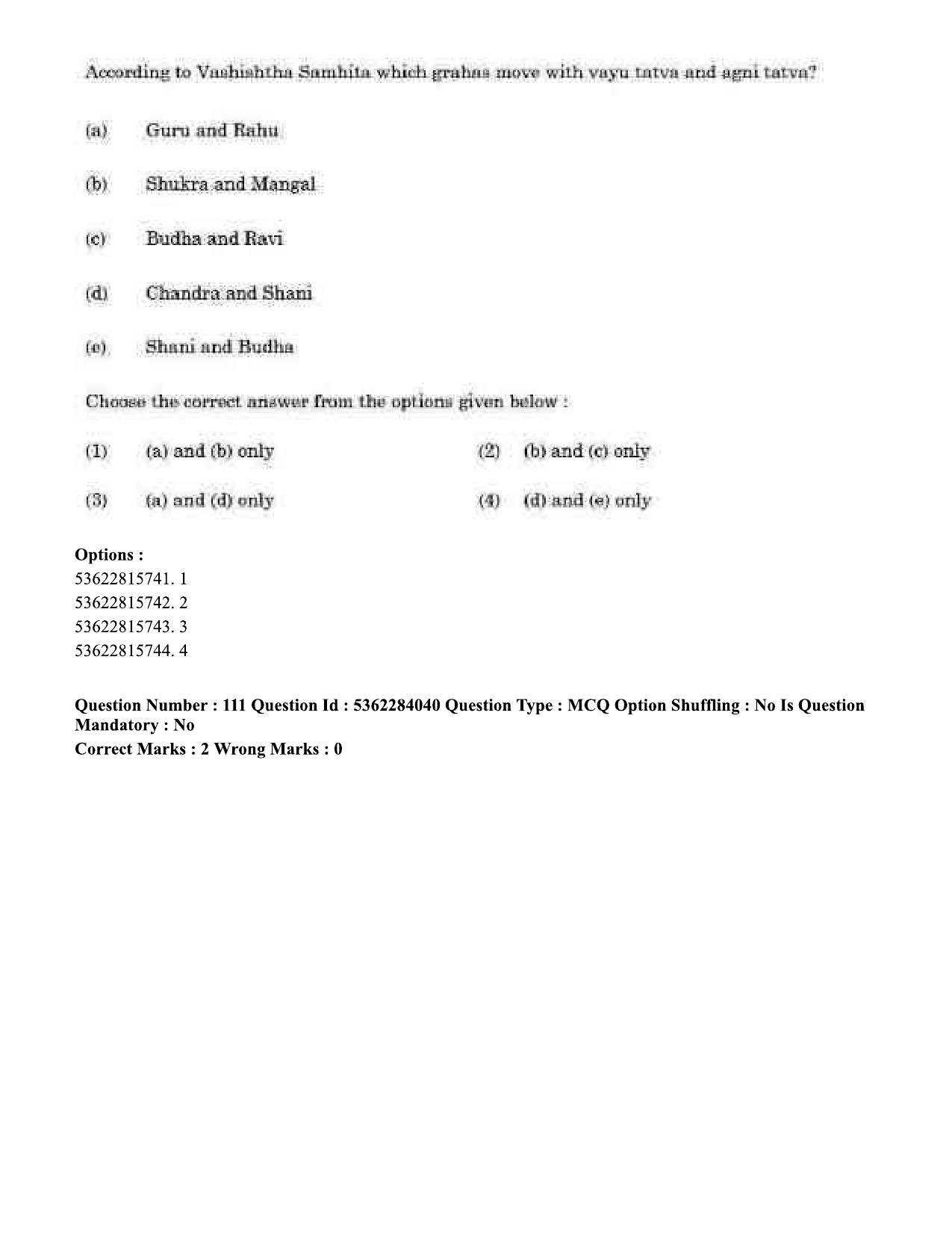 UGC NET Yoga Question Paper September 2020 106