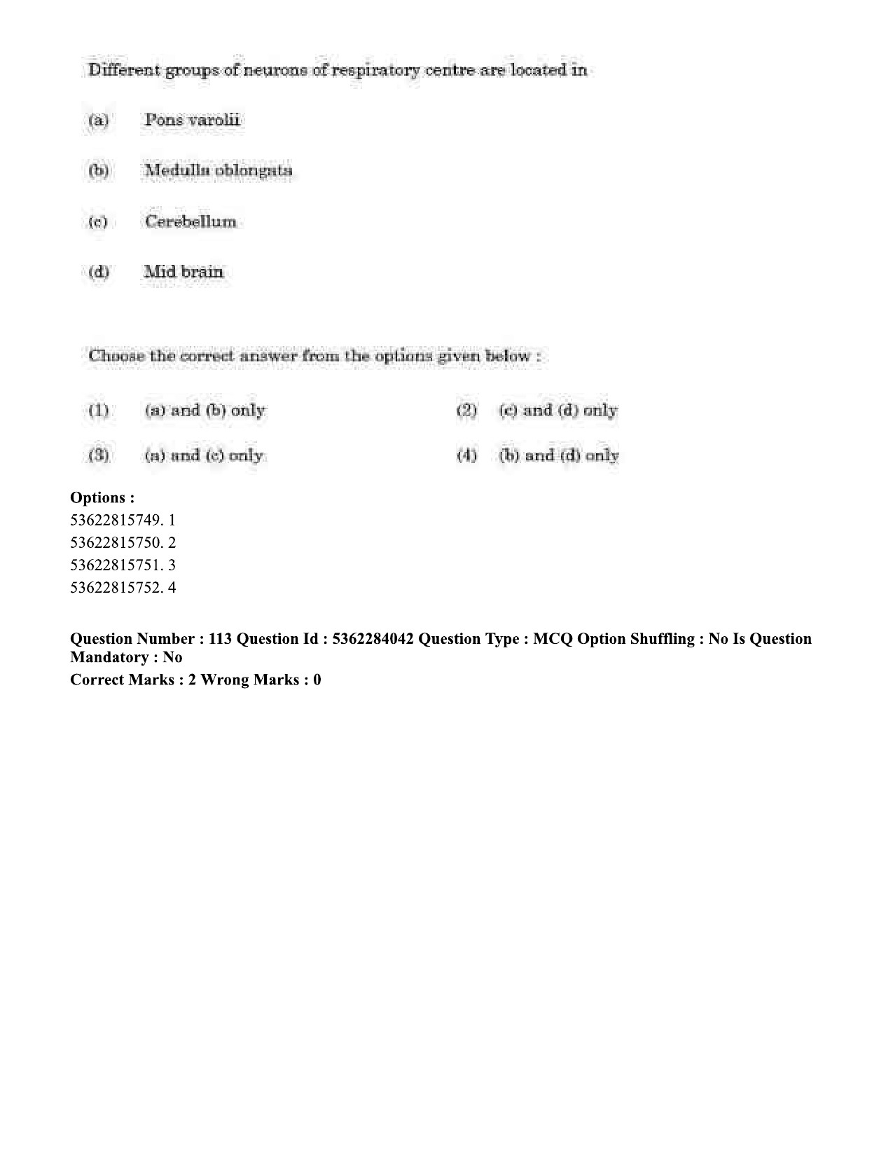 UGC NET Yoga Question Paper September 2020 110