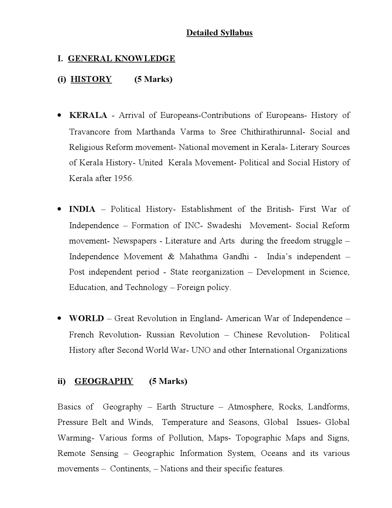 2024 KPSC Syllabus Assistant Manager Kerala State Co Operative Bank - Notification Image 2