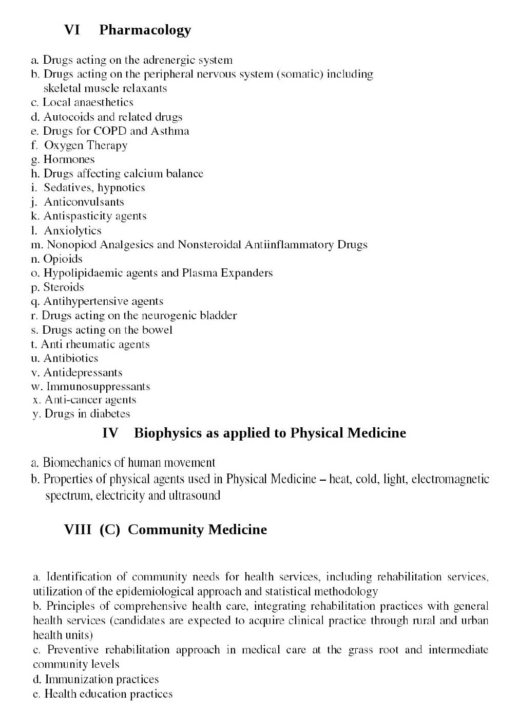Assistant Professor Physical Medicine And Rehabilitation Syllabus - Notification Image 3