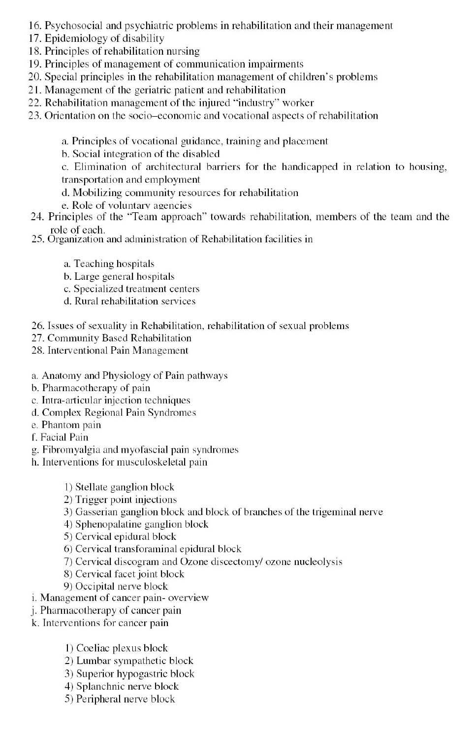 Assistant Professor Physical Medicine And Rehabilitation Syllabus - Notification Image 6