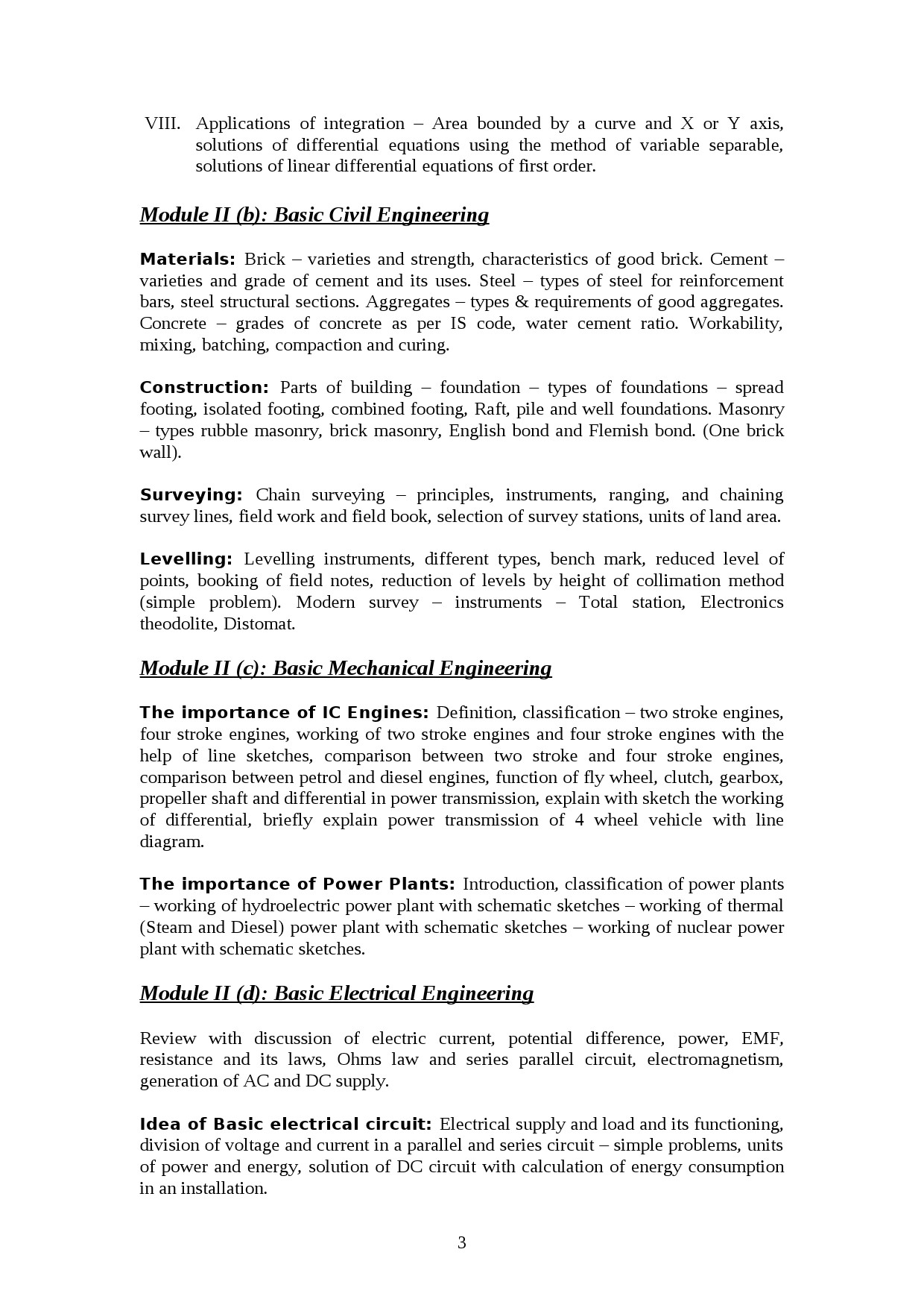 Automobile Engineering Lecturer in Polytechnic Exam Syllabus - Notification Image 3