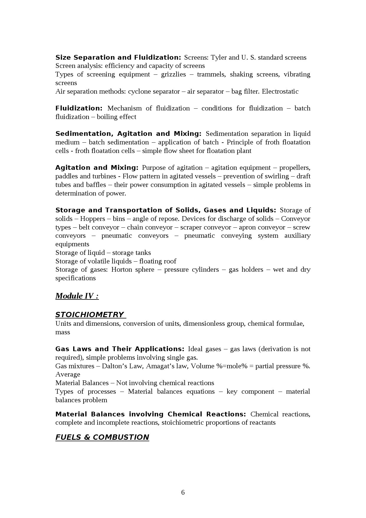 Chemical Engineering Lecturer in Polytechnic Exam Syllabus - Notification Image 6