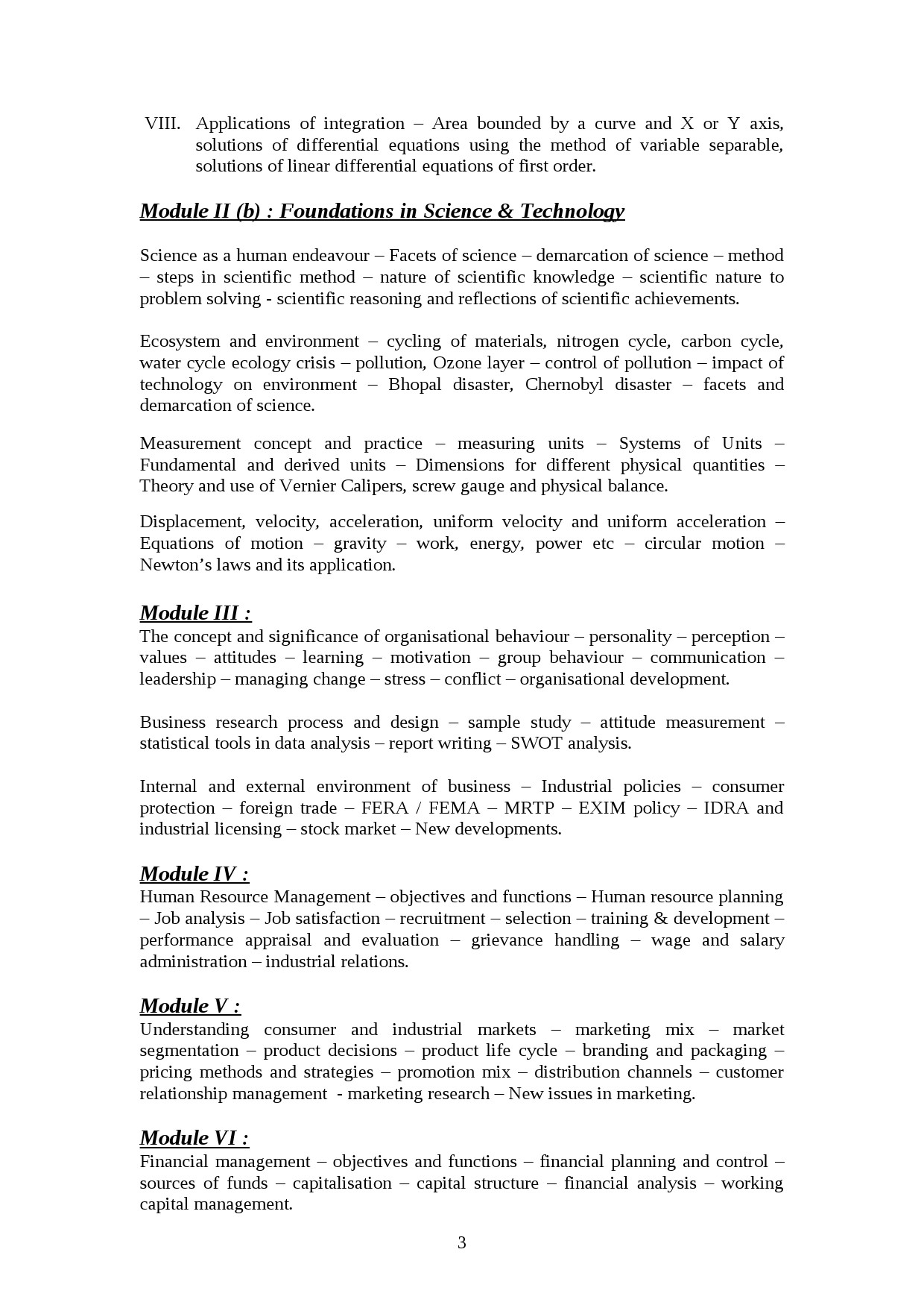 Computer Application And Business Management Lecturer in Polytechnic Syllabus - Notification Image 3