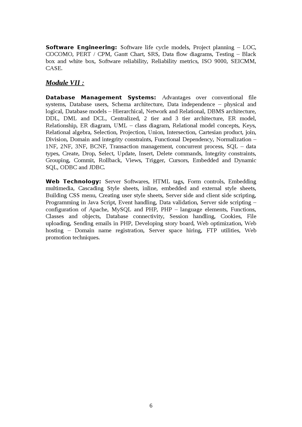 Computer Engineering Lecturer in Polytechnic Exam Syllabus - Notification Image 6