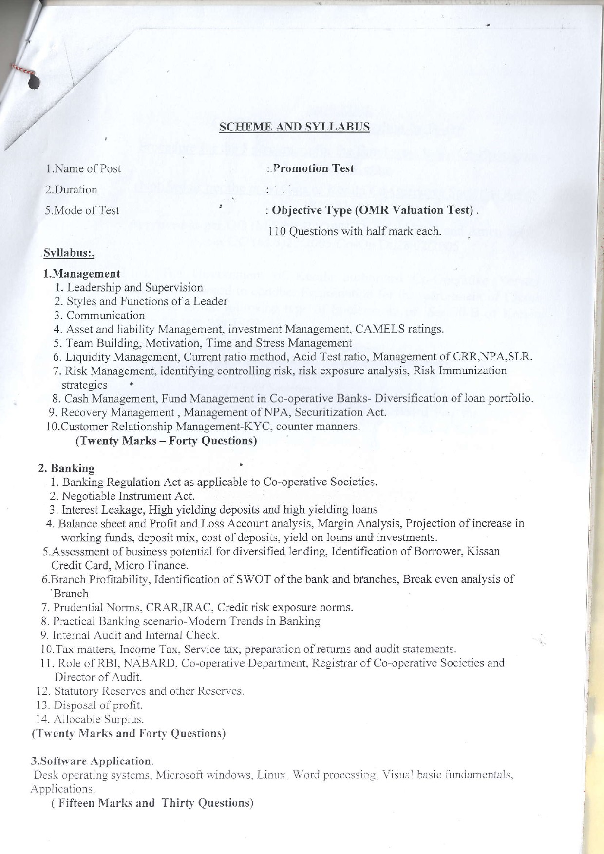 kerala-co-operative-services-examination-board-cseb-data-promotion-test-syllabus-2021-exam-and