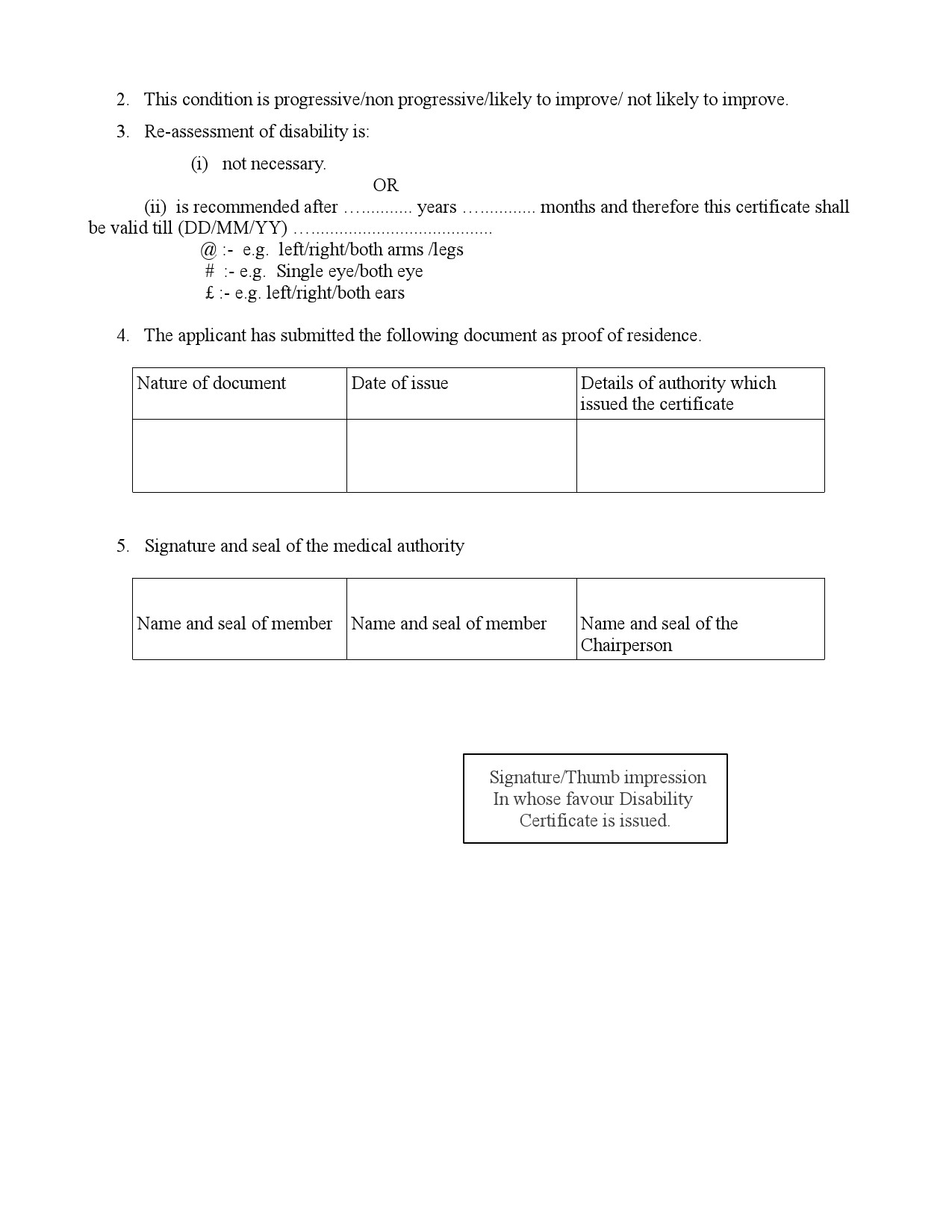 General Conditions and Certificate Formats in English - Notification Image 6